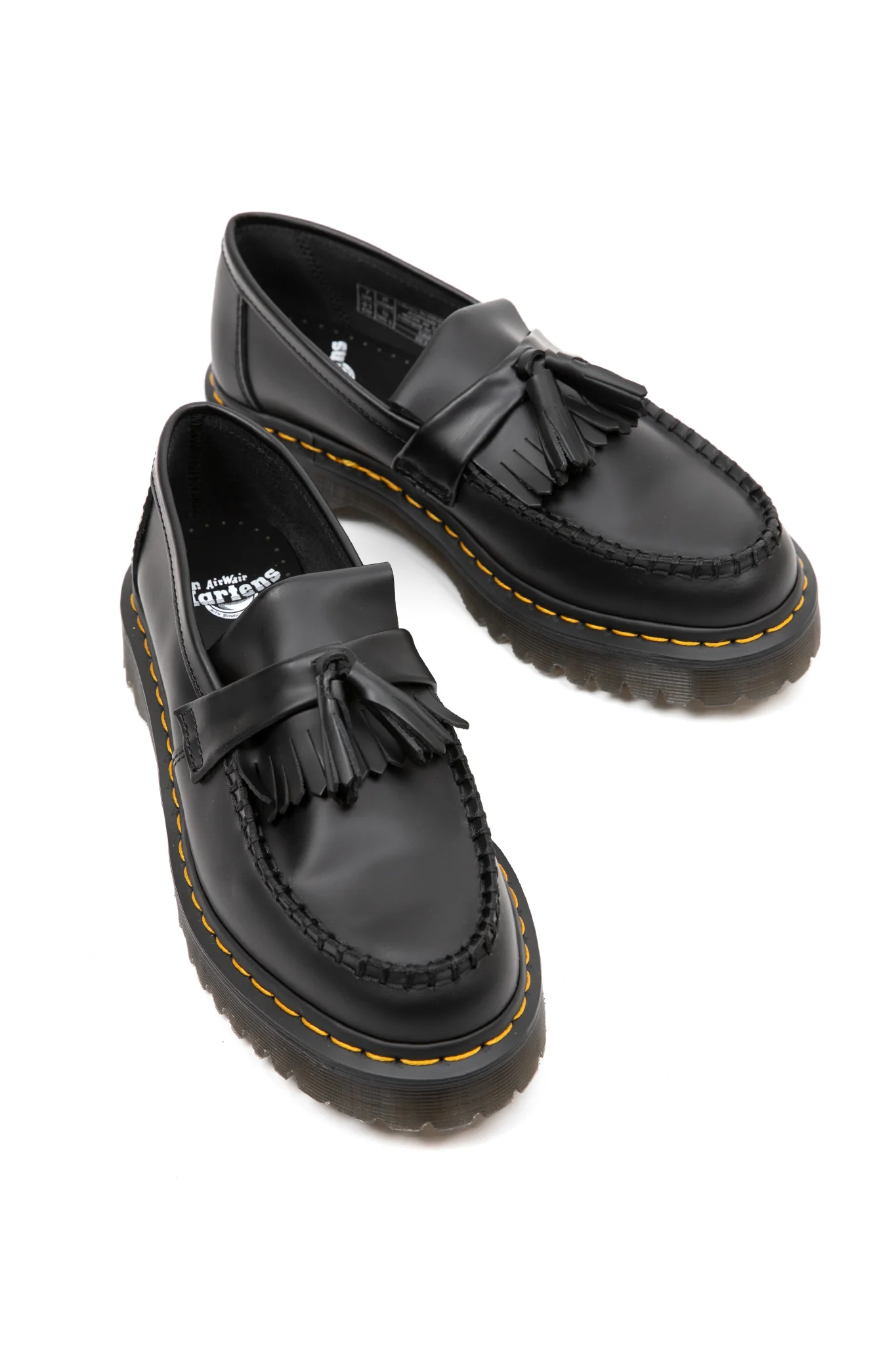 Adrian Bex Smooth Leather Tassel Loafers - Image 3