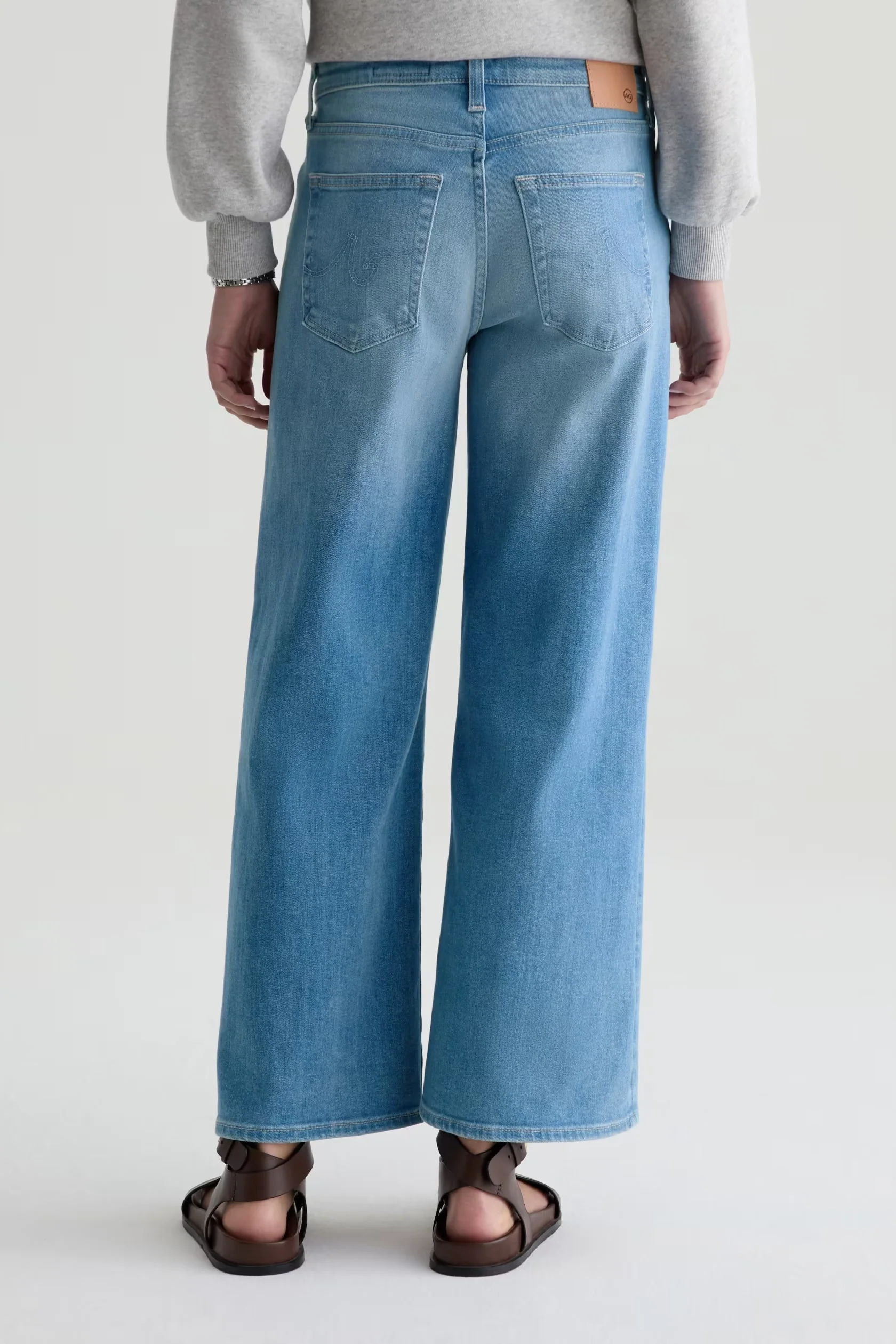 Saige Wide Leg Crop Jean - Image 3