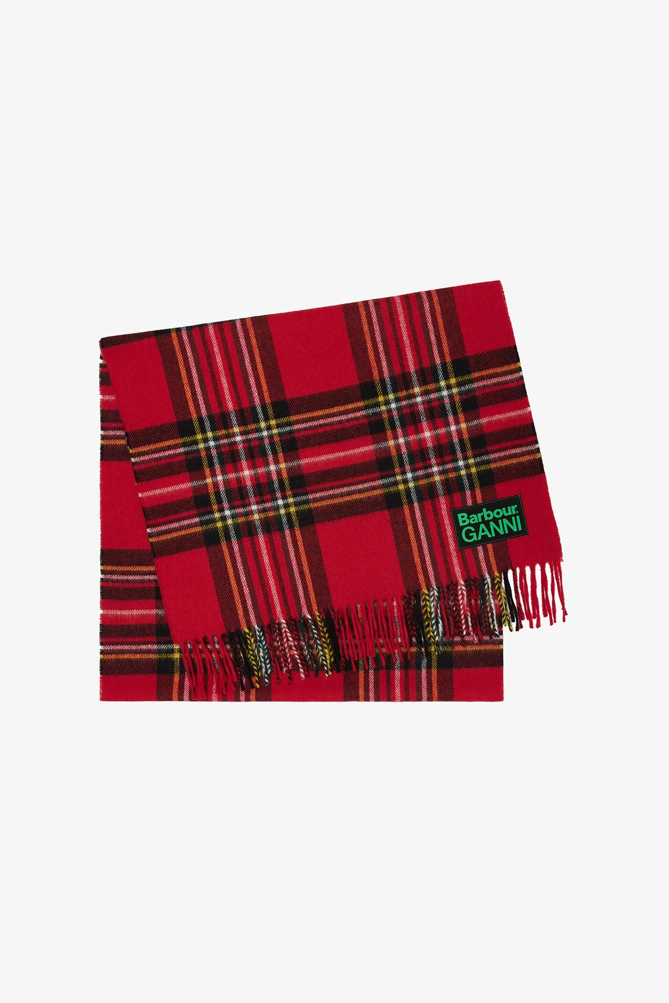 Barbour x GANNI Tartan Scarf