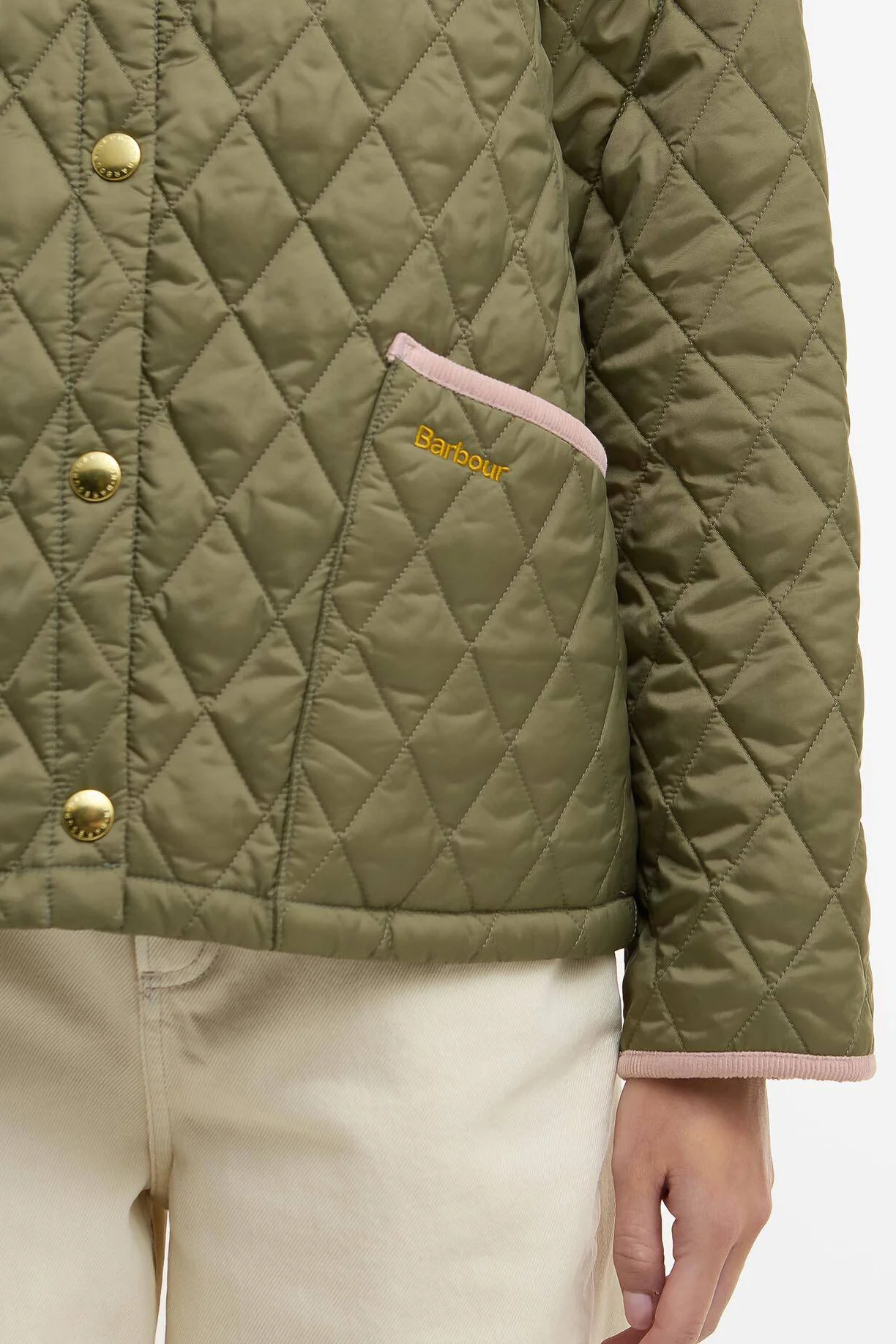 Icons Cropped Liddesdale Quilted Jacket - Image 4