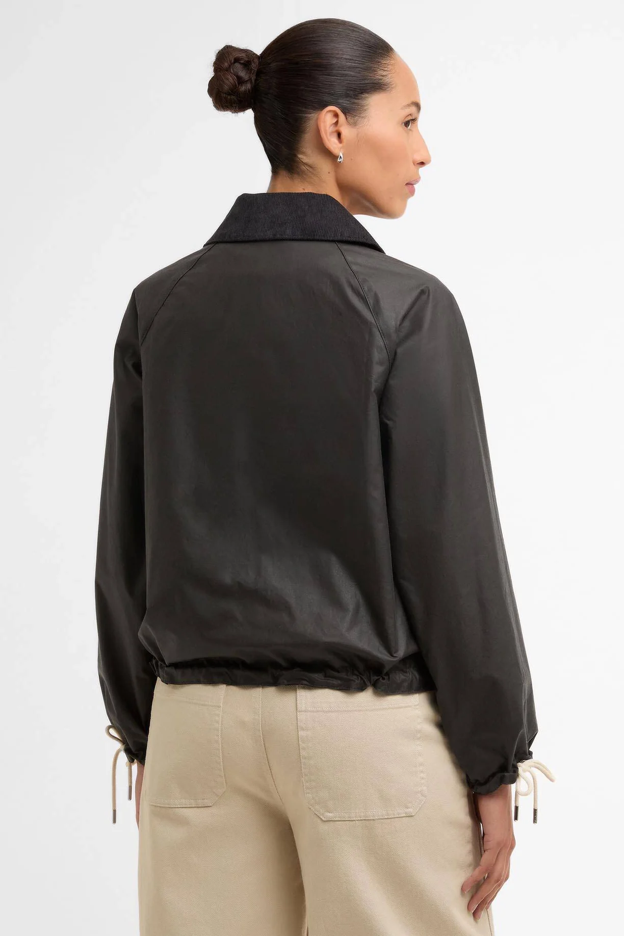 Marron Waxed Jacket - Image 2