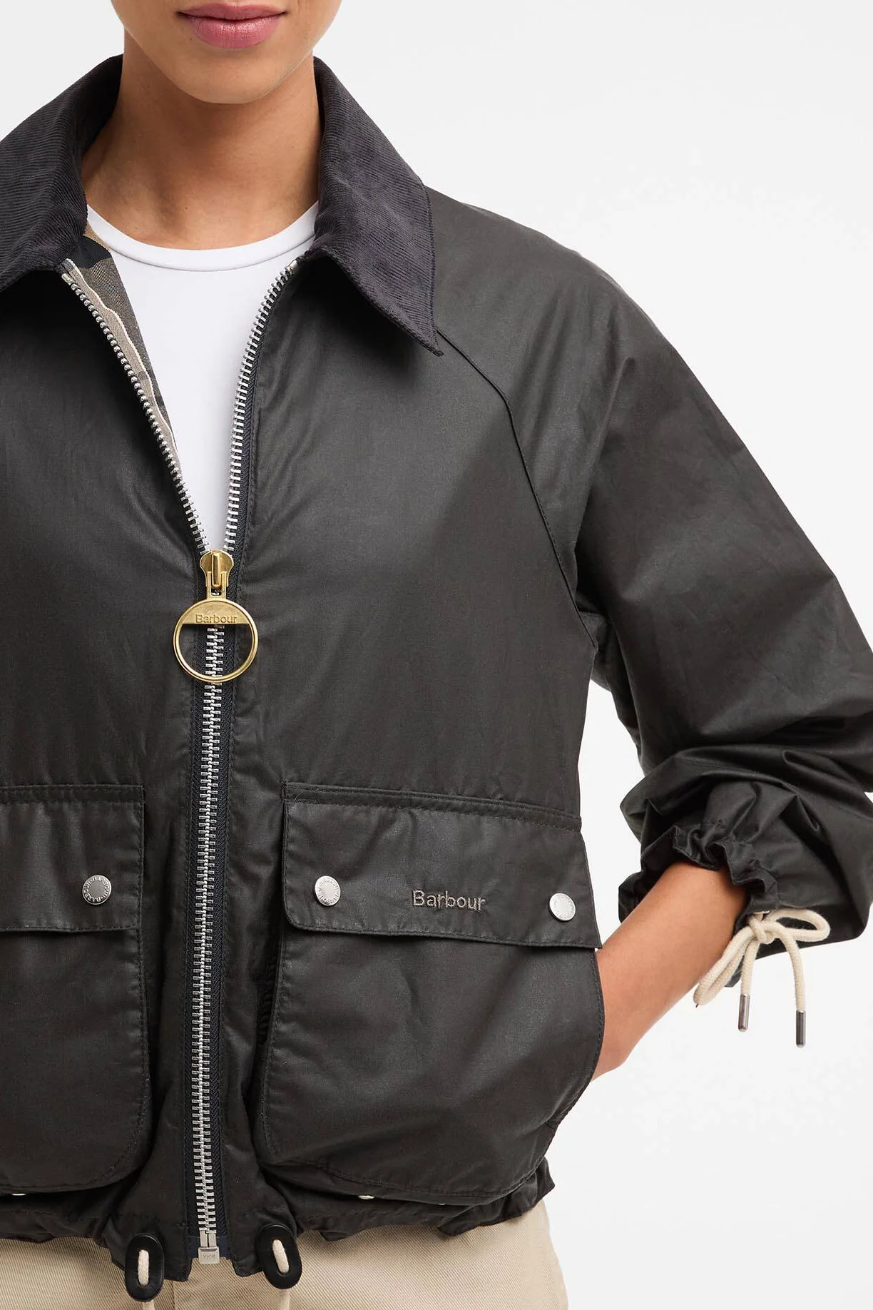 Marron Waxed Jacket - Image 4