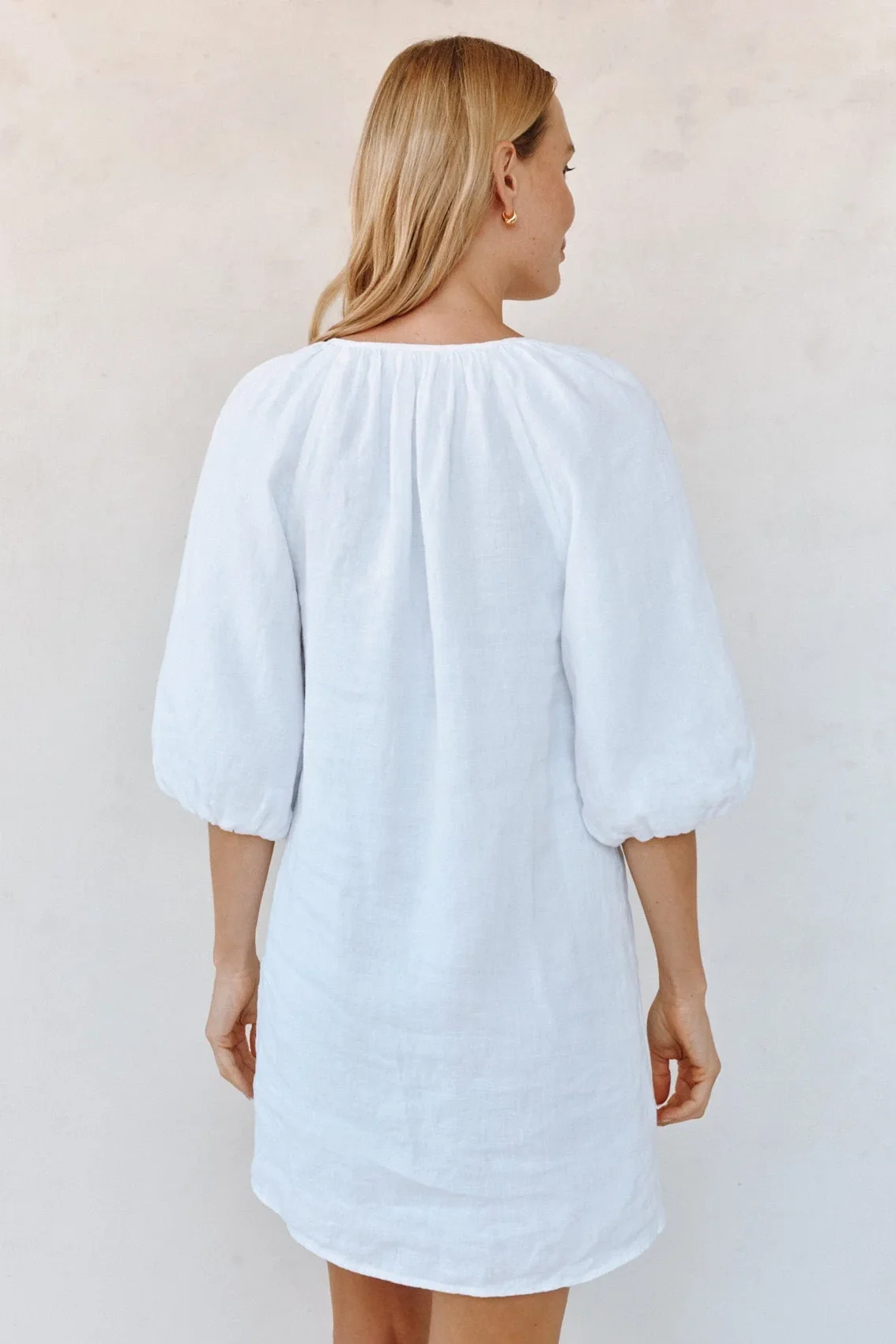 Pullover Puff Sleeve Dress - Image 3