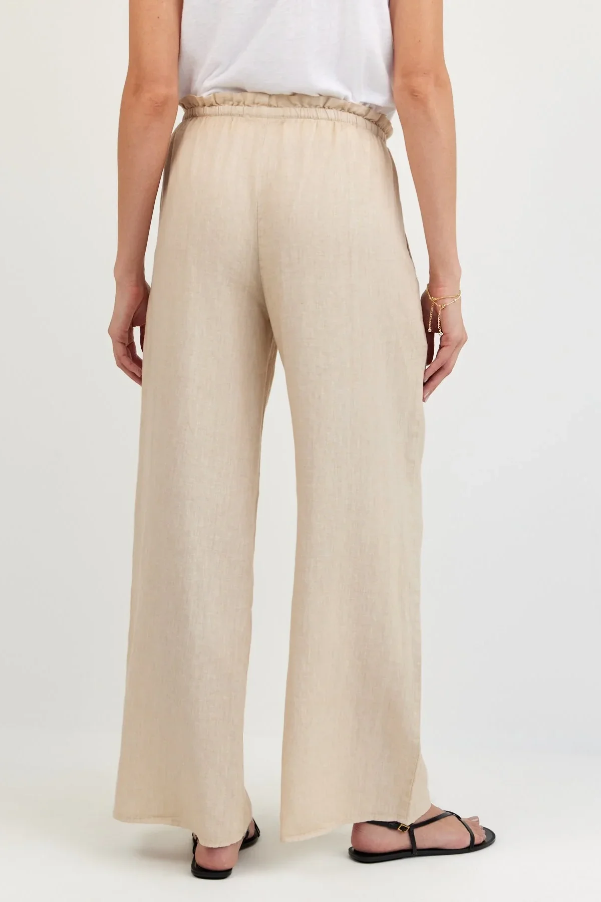 Ruffle Waist Wide Leg Pant - Image 4