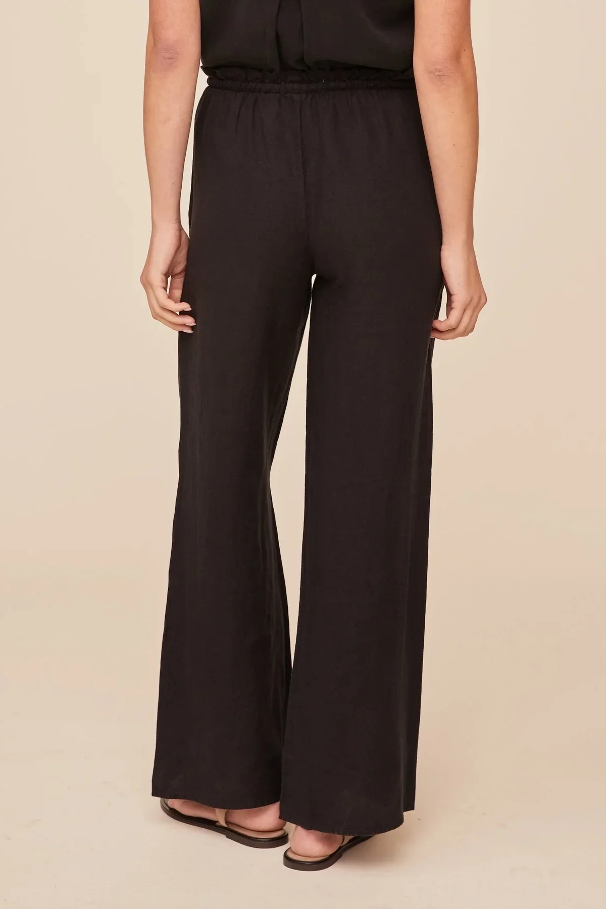 Ruffle Waist Wide Leg Pant - Image 4