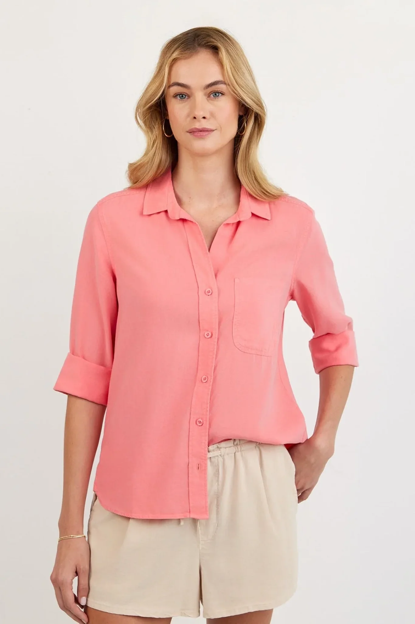 Shirt Tail Button Down