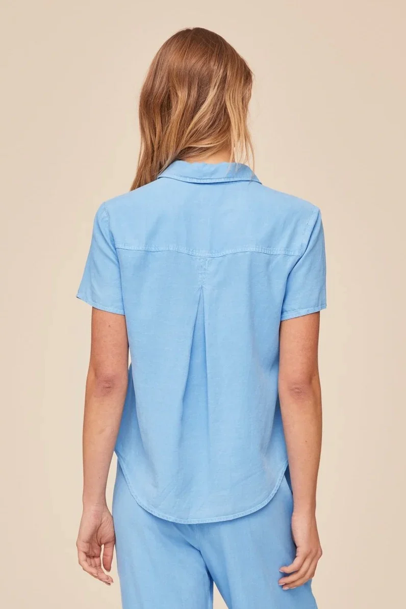 Short Sleeve Pocket Button Down Shirt - Image 3