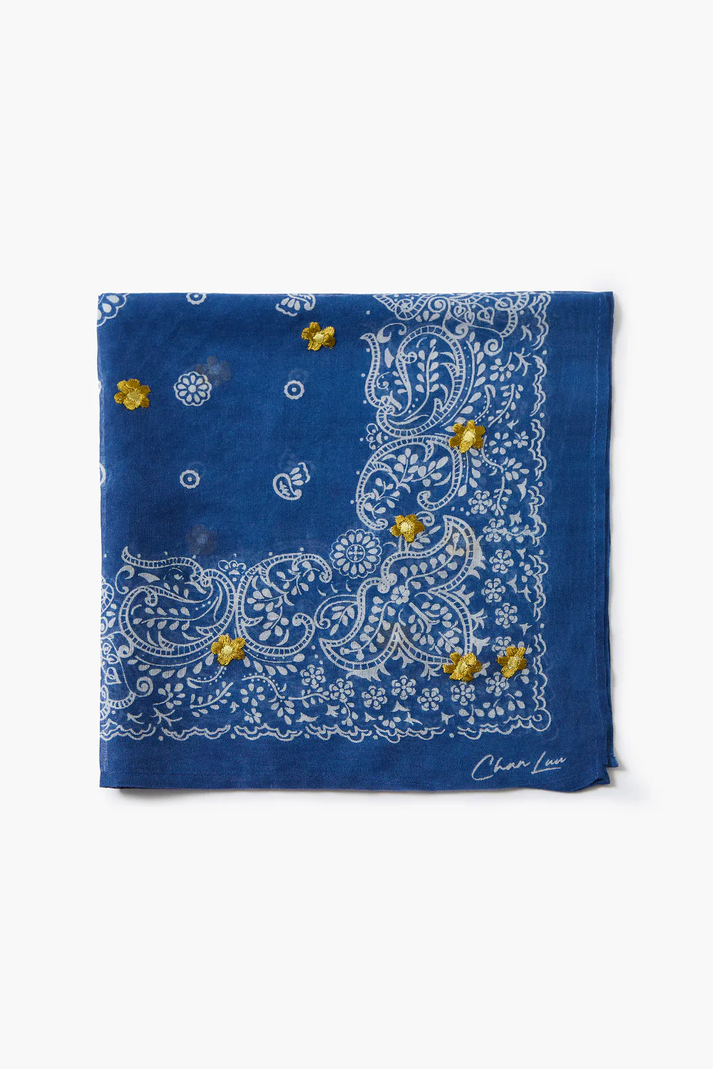 Daisy Embroidered Bandana - Image 2