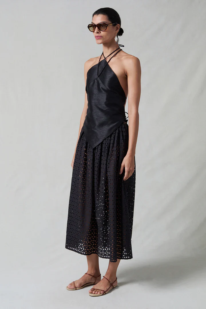 Napkin Dupioni Halter Top - Image 3