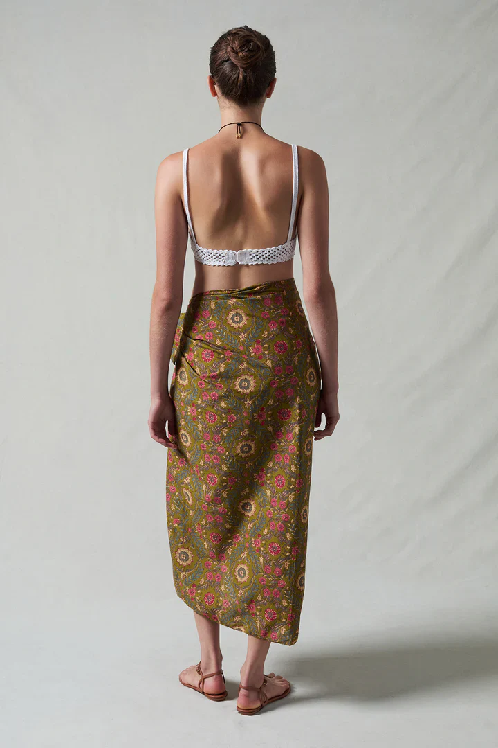 Wildflower Printed Sarong - Image 3