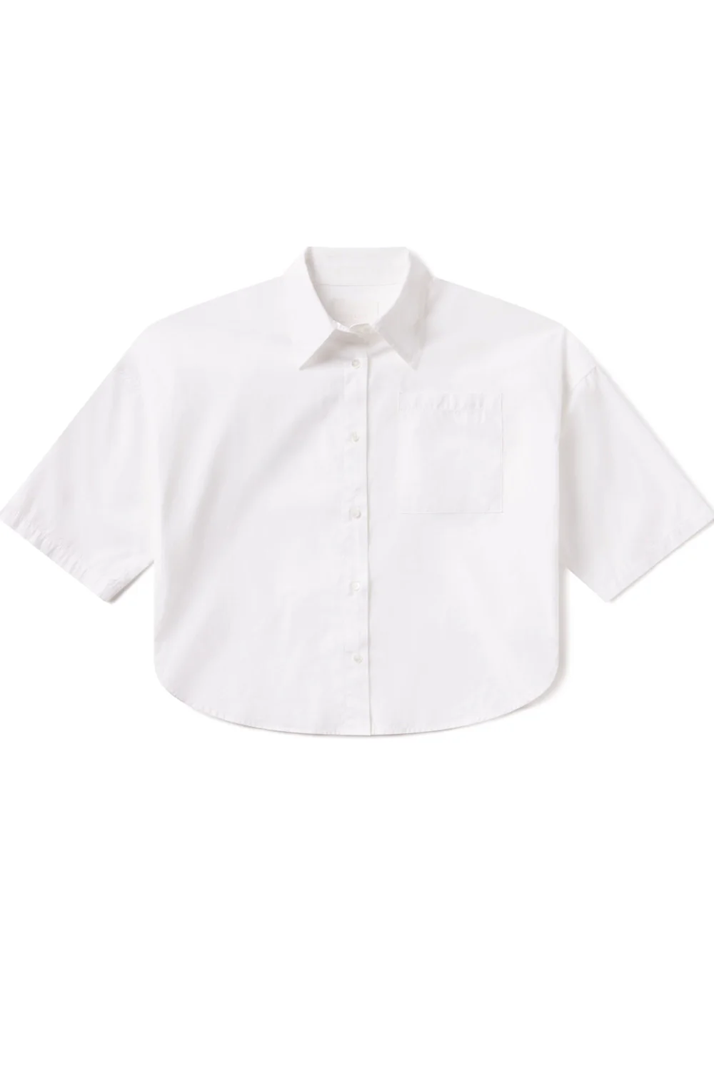 Frances Cropped Cape Button Up - Image 5