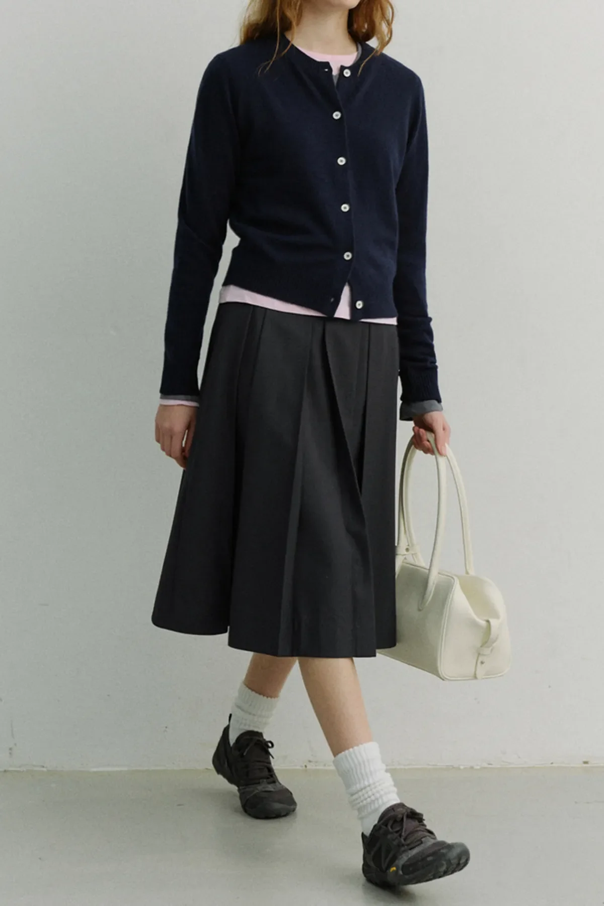 Essential Crewneck Knit Cardigan - Image 3