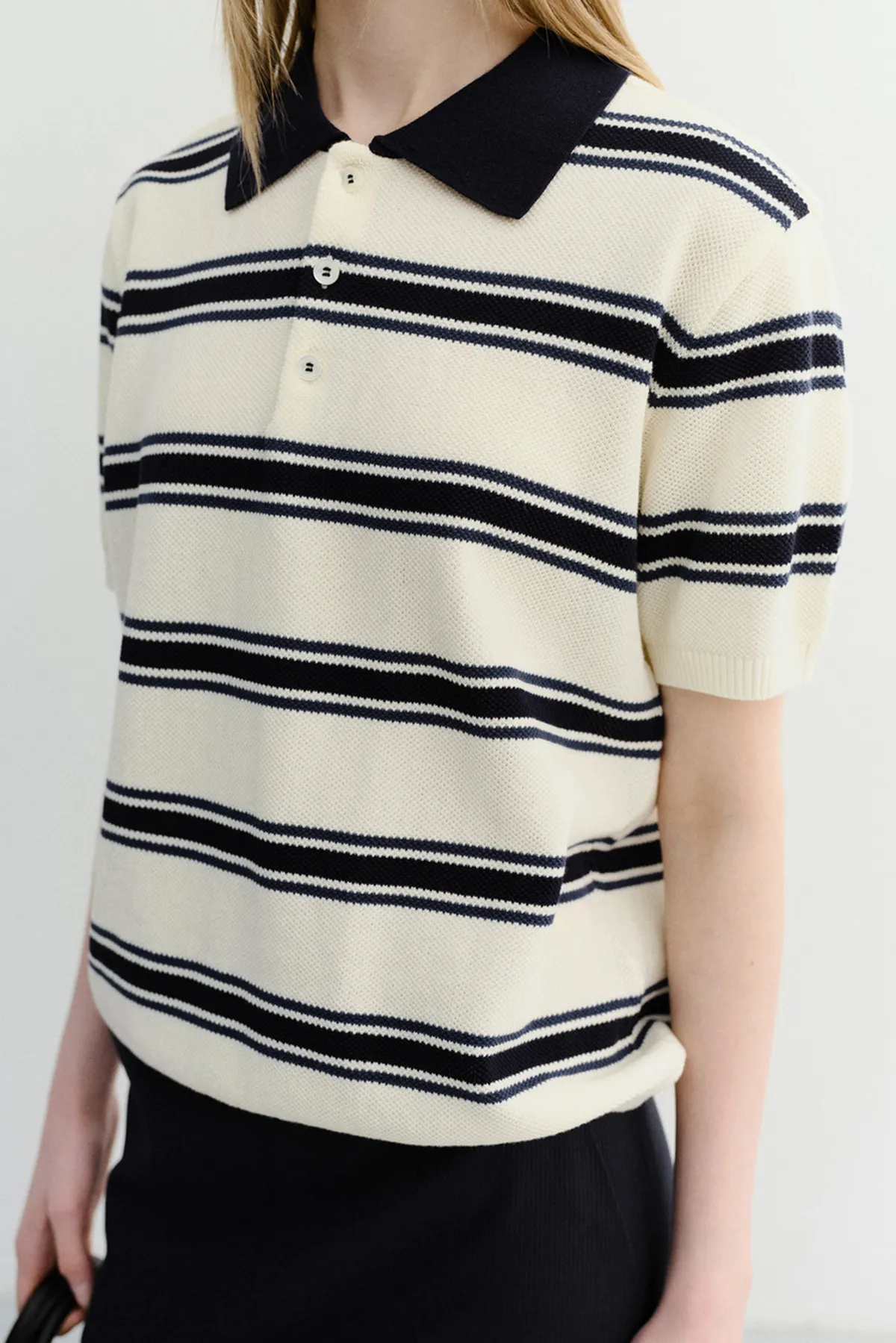 Multi Striped Polo Knit - Image 4