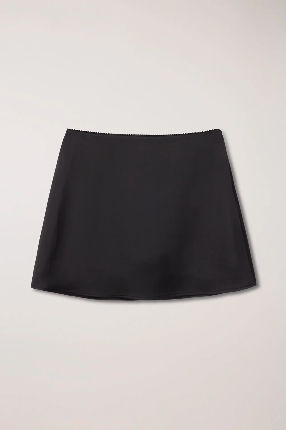 Satin Mini Skirt
