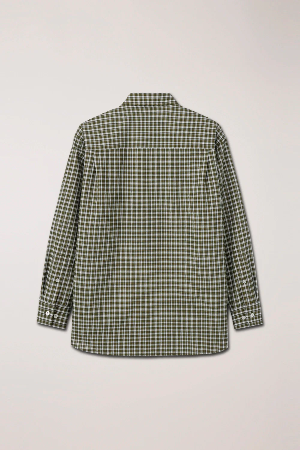 Unisex Oversized Checked Shirt - Image 4
