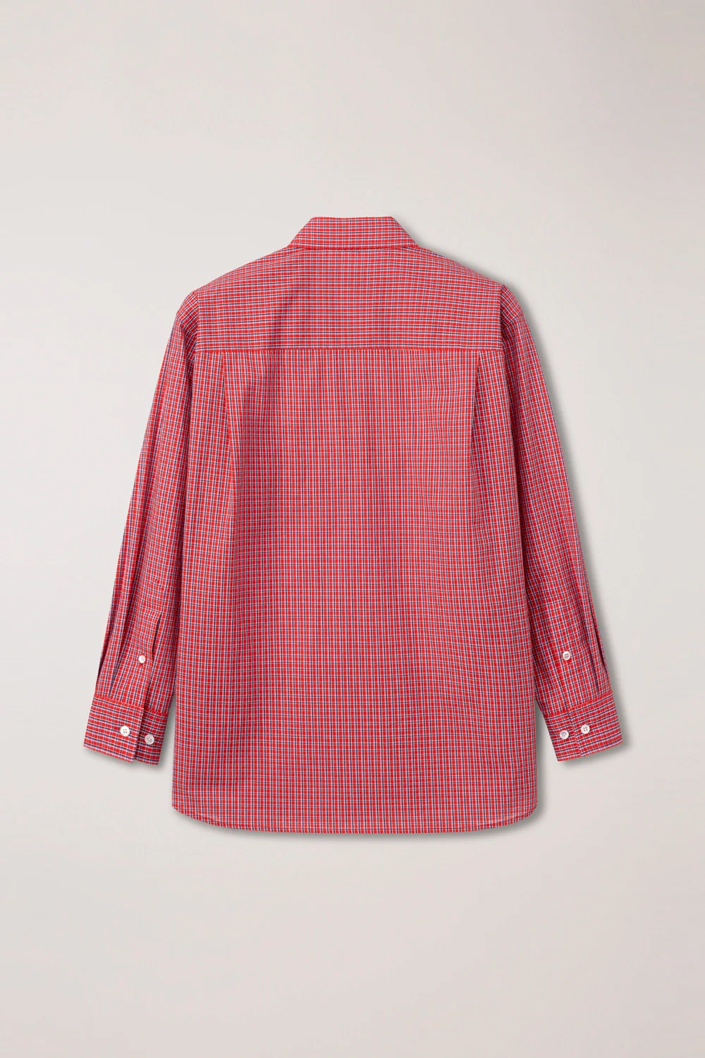 Unisex Oversized Checked Shirt - Image 4