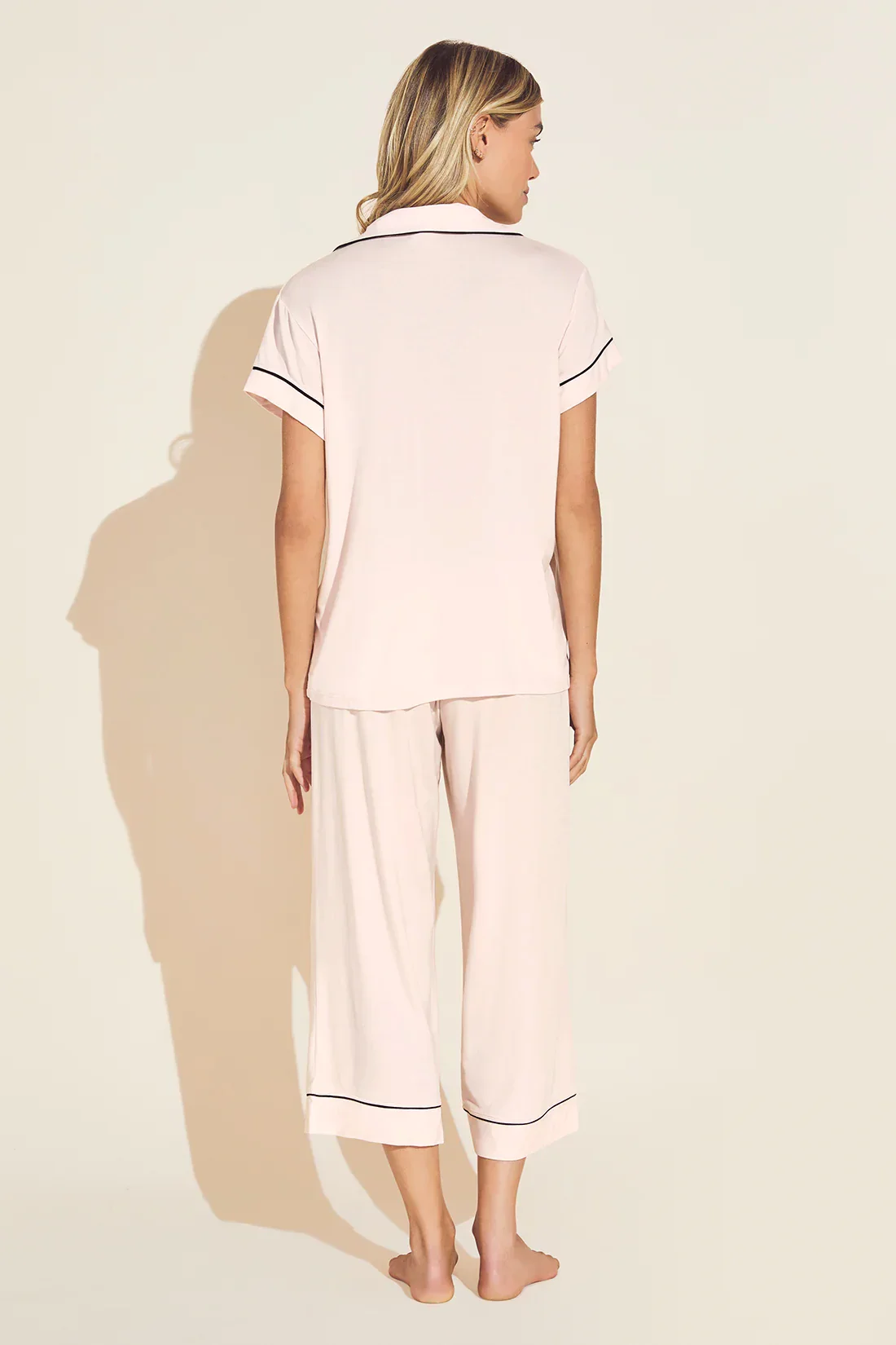 Gisele TENCEL™ Modal Short Sleeve Cropped PJ Set - Image 3