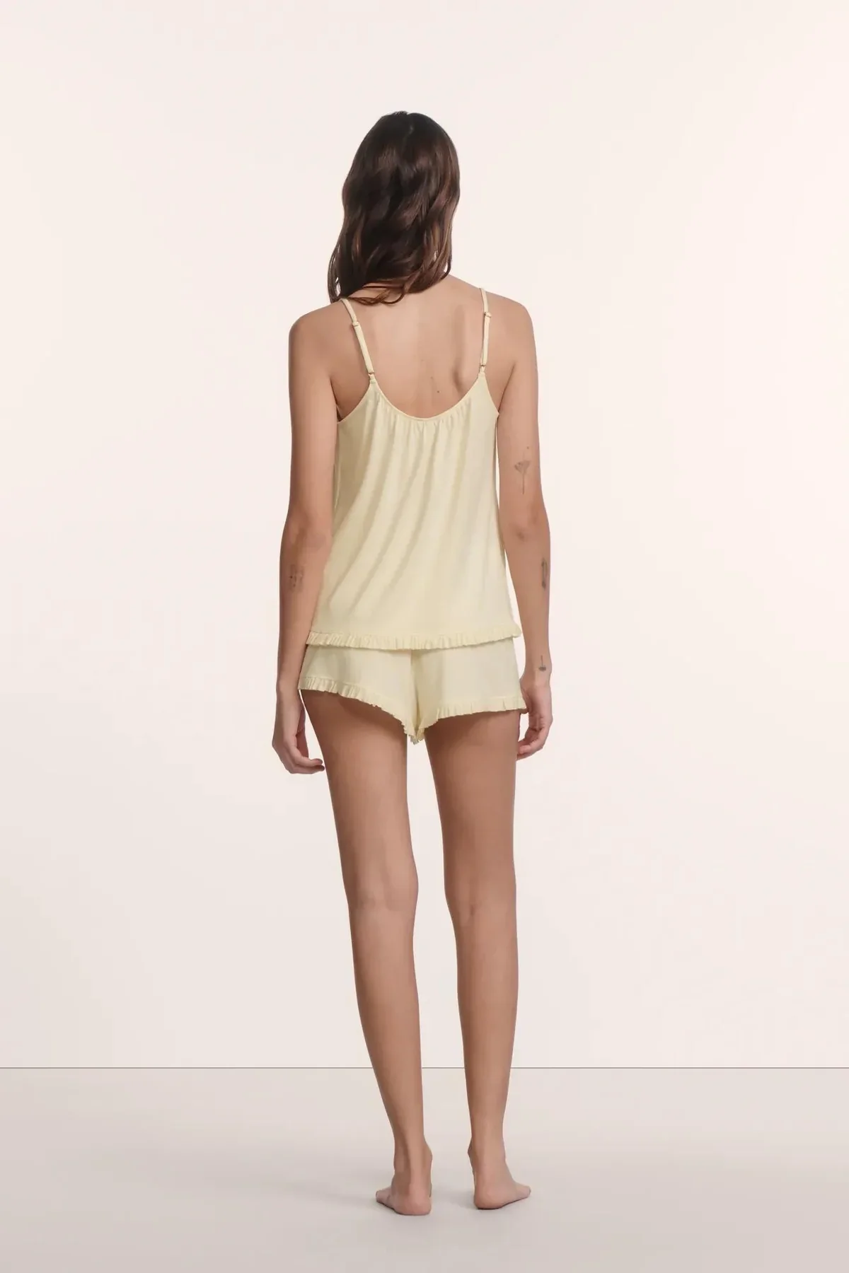 Gisele TENCEL™ Modal Ruffle Cami & Shortie Short Set - Image 3
