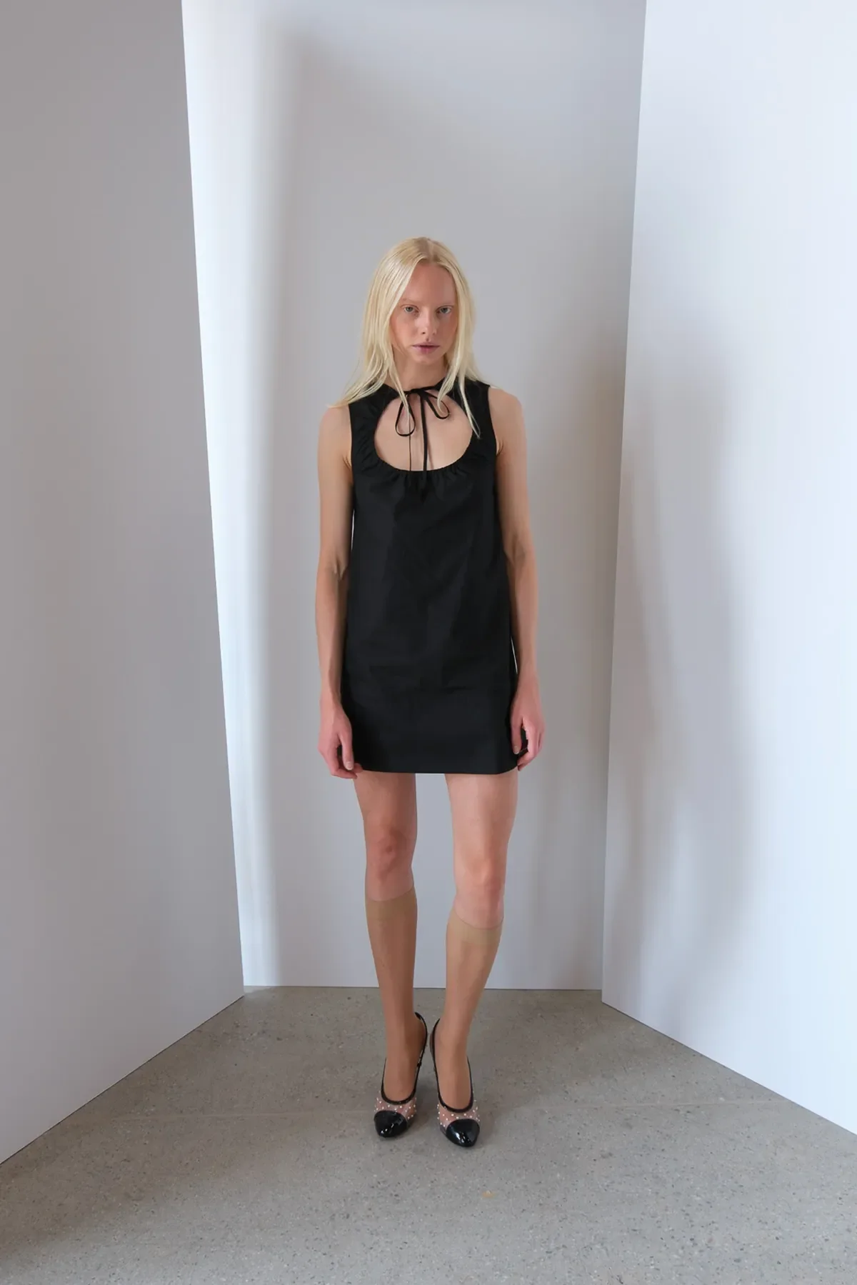 Eloise Tie Neck Dress - Image 2