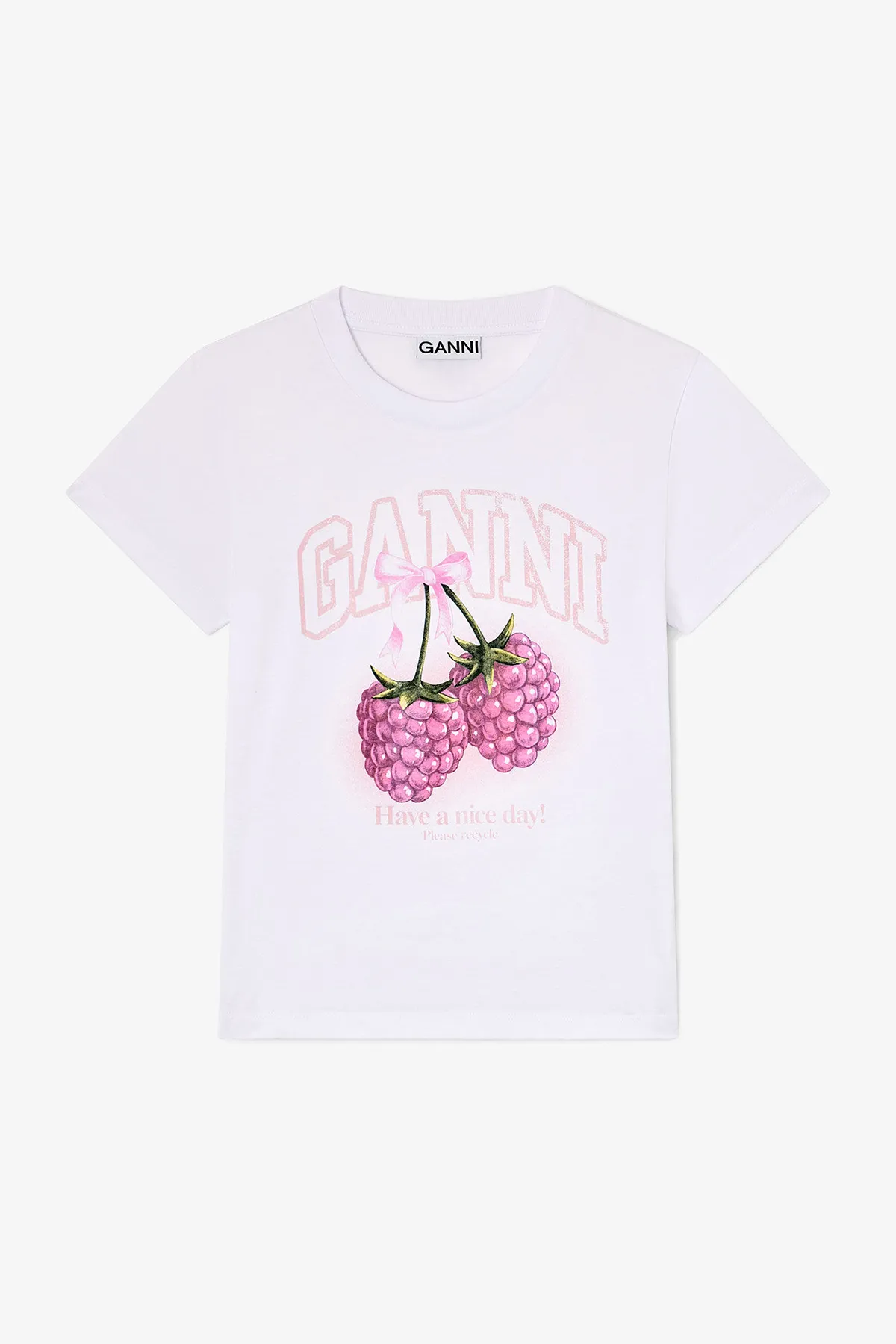 Baby Fit T-shirt with Raspberry