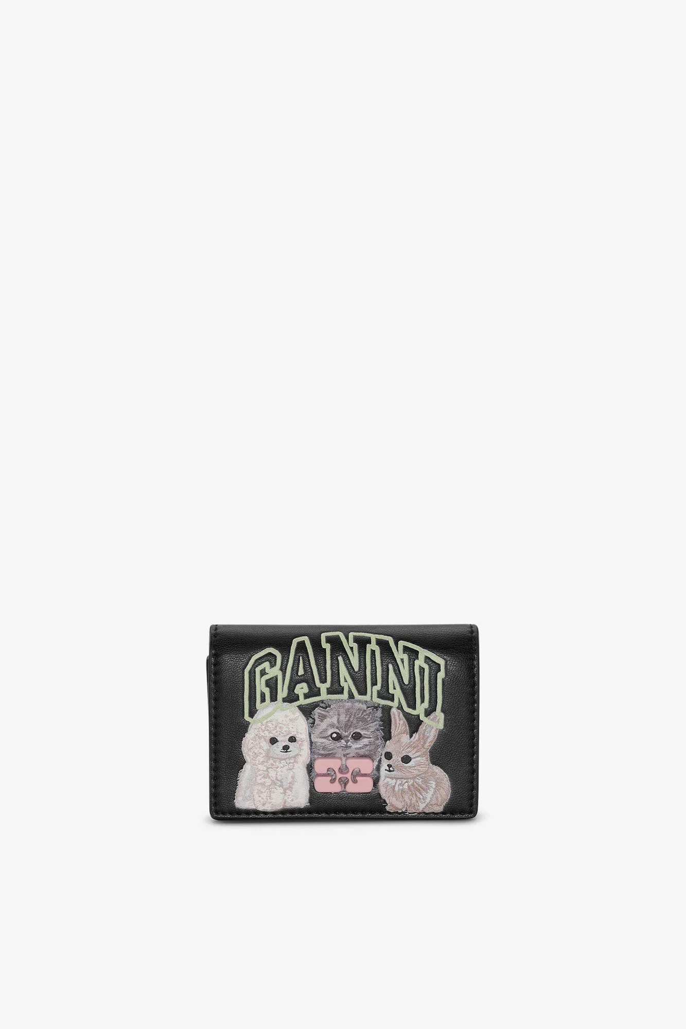 Animal GANNI Bou Card Holder With Flap