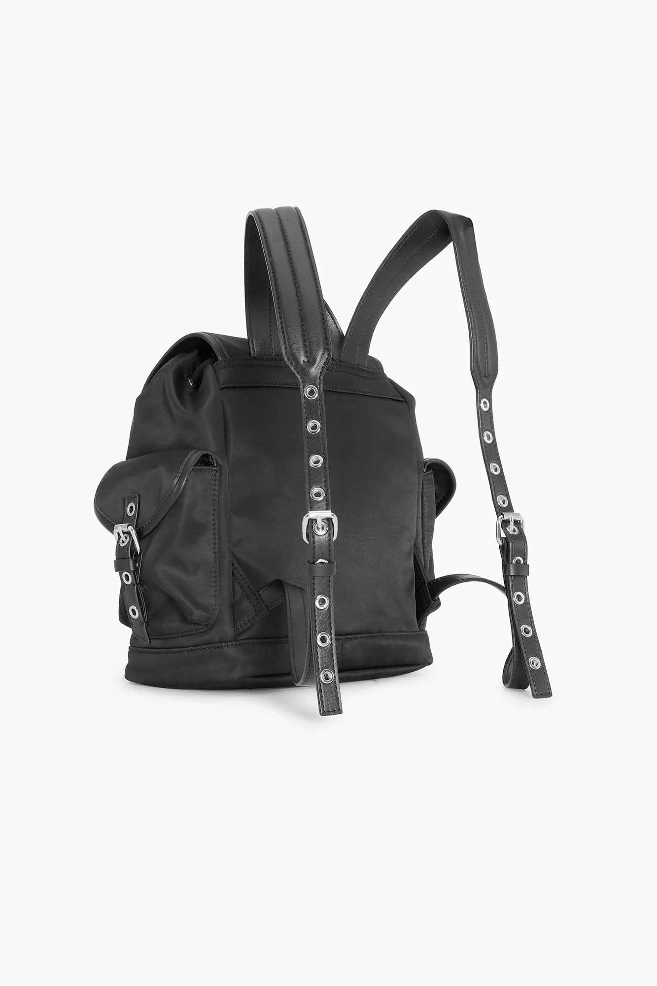 Black Small Bucky Nylon Backpack - Image 2