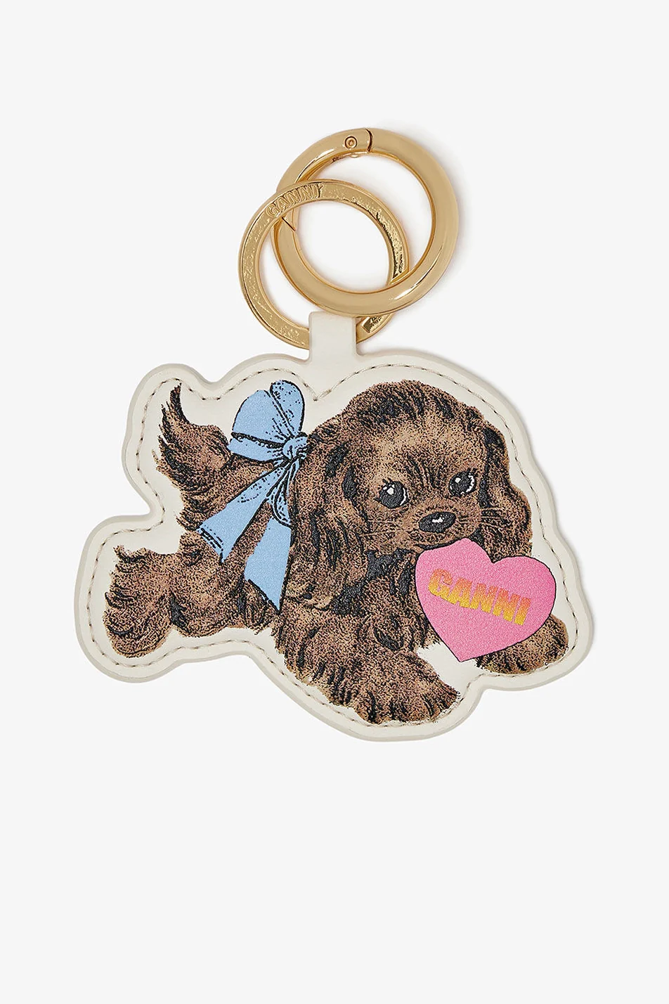 Brown Puppy Keyring