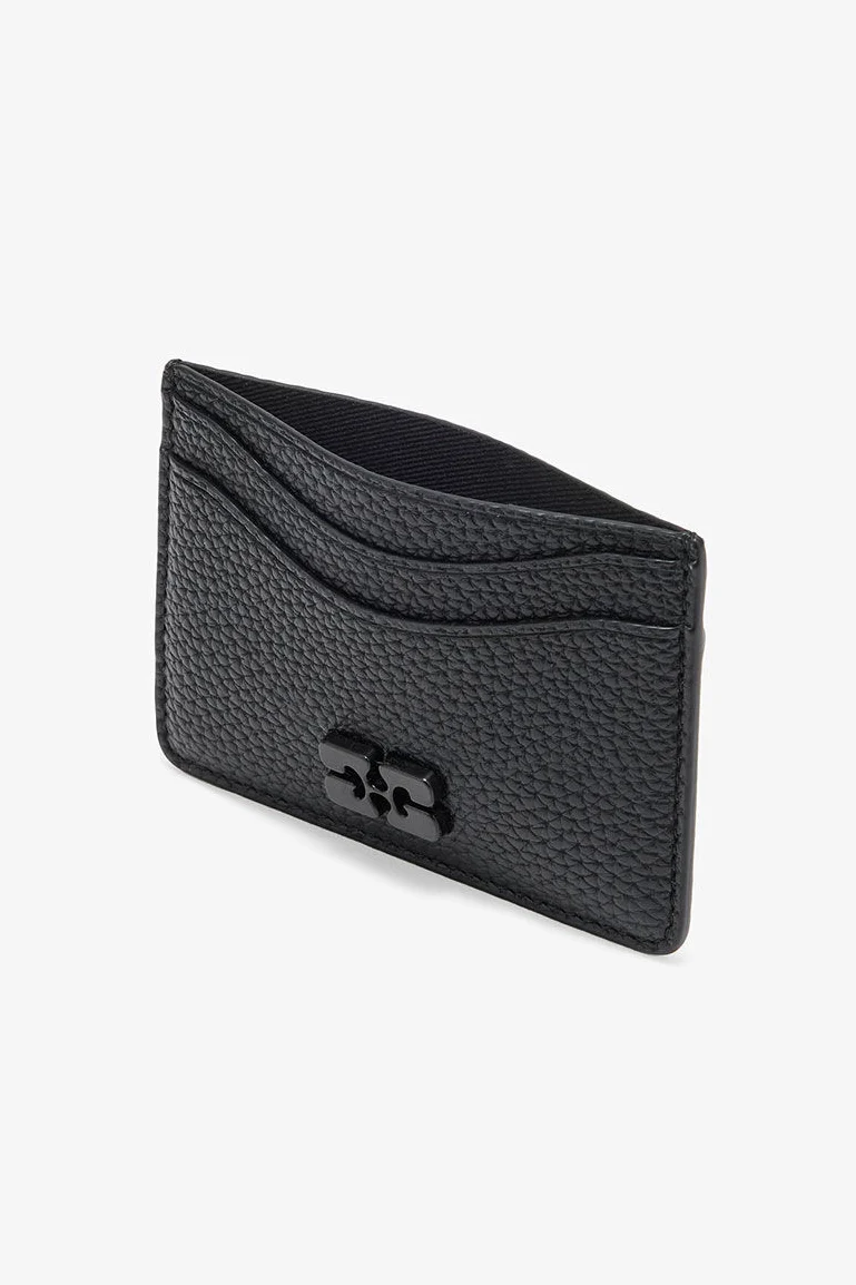 Card Holder in Grained Black