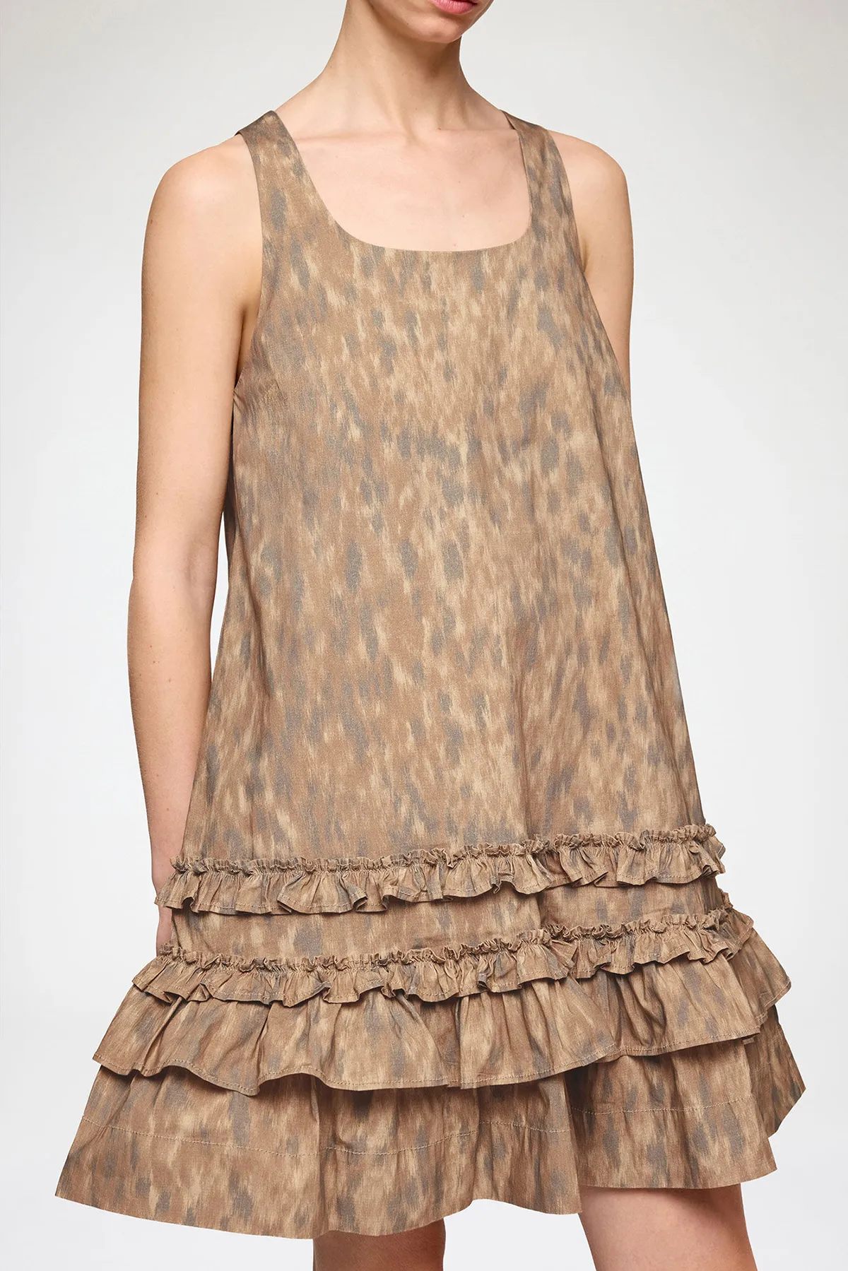 Dress in Printed Cotton - Image 3