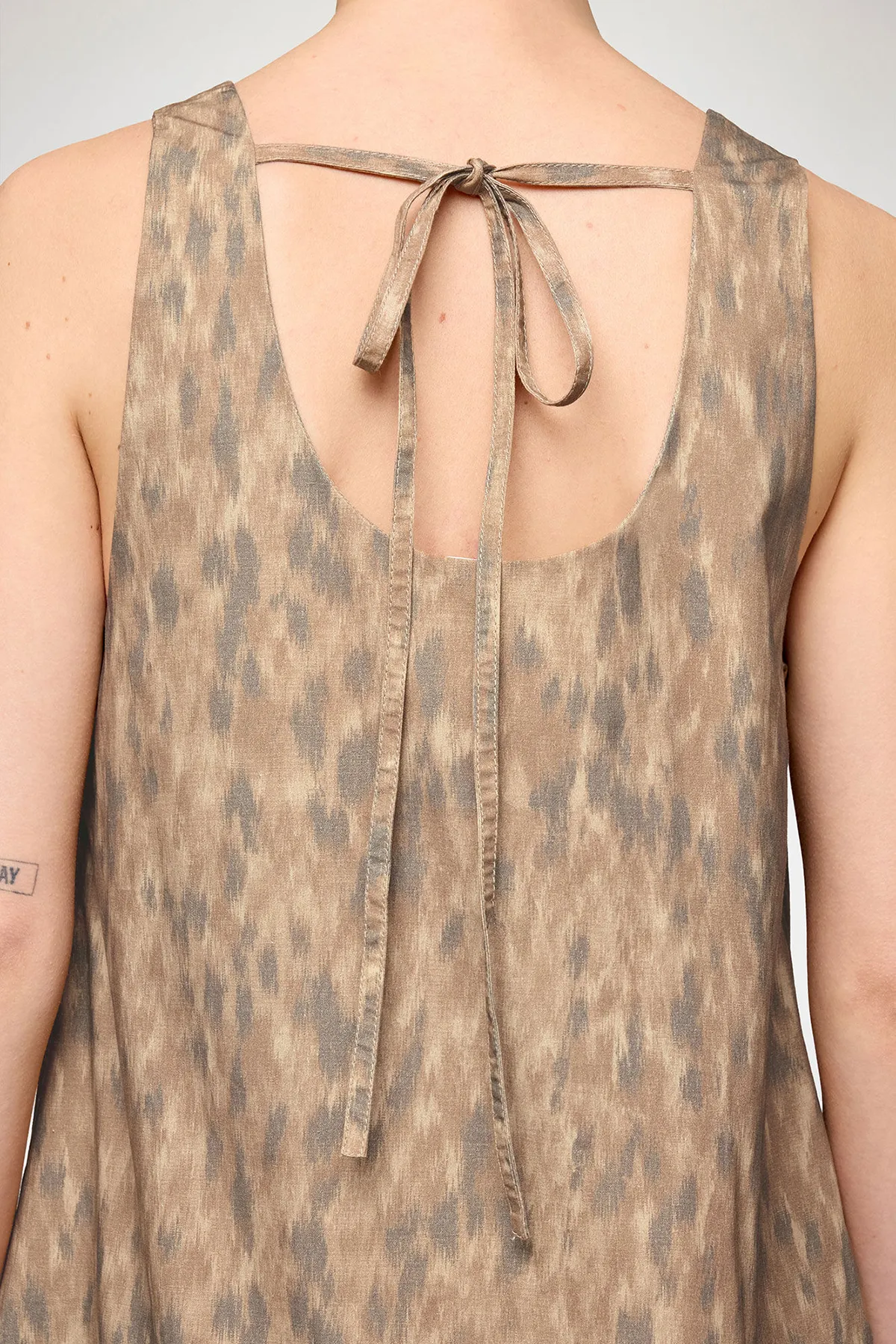 Dress in Printed Cotton - Image 4