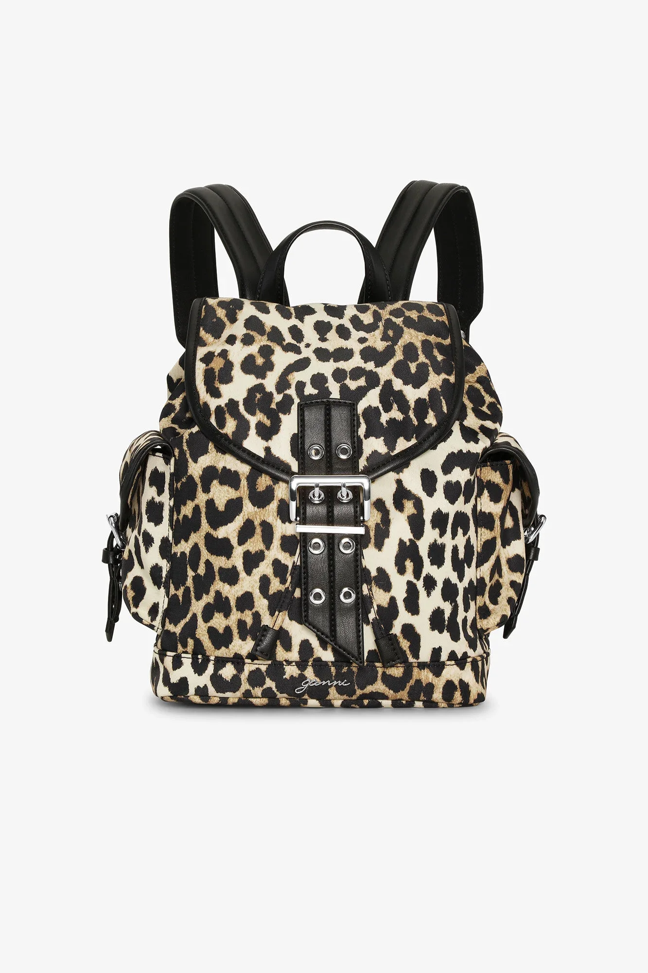 Leopard Small Nylon Bucky Backpack