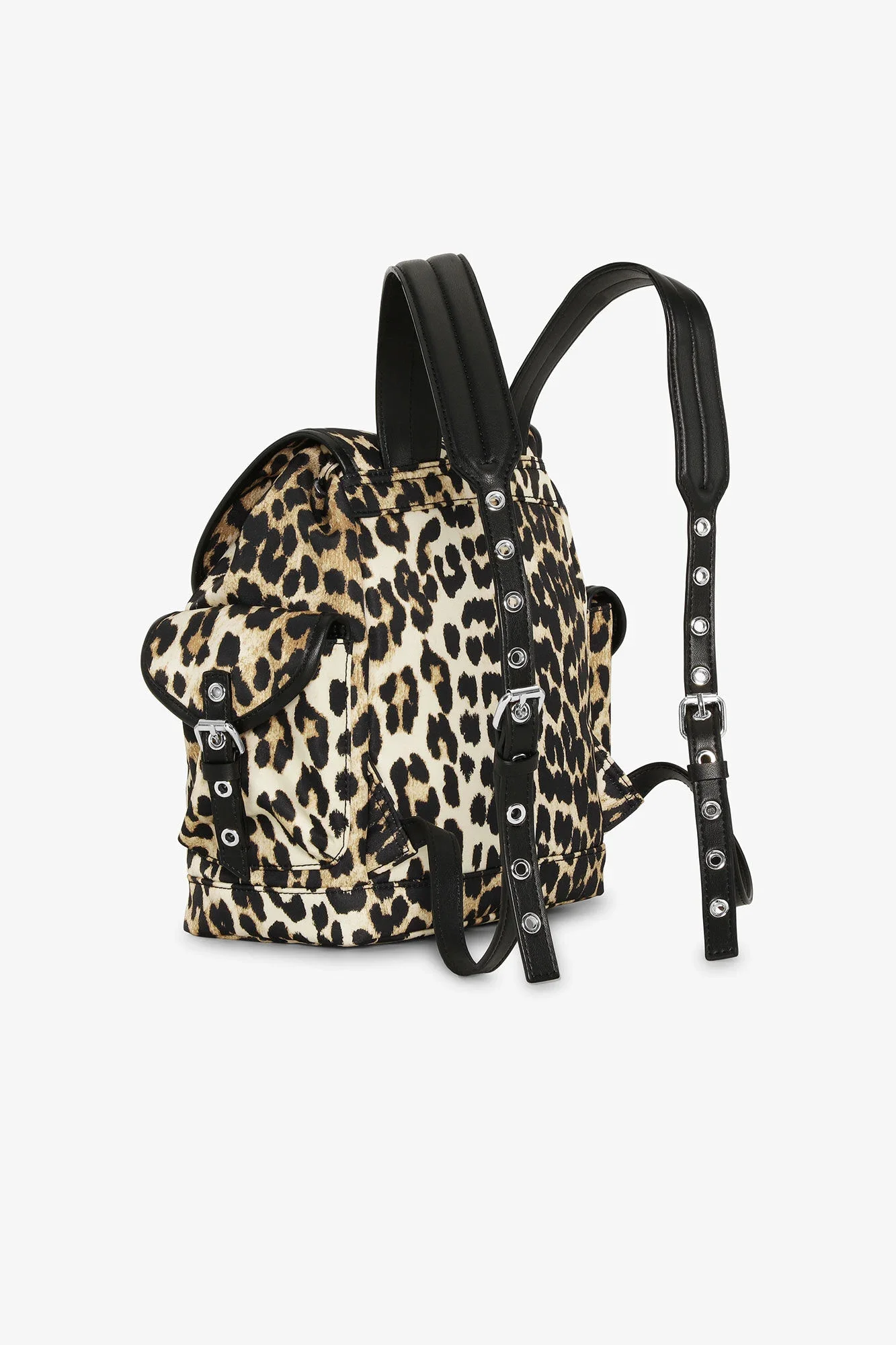 Leopard Small Nylon Bucky Backpack - Image 2