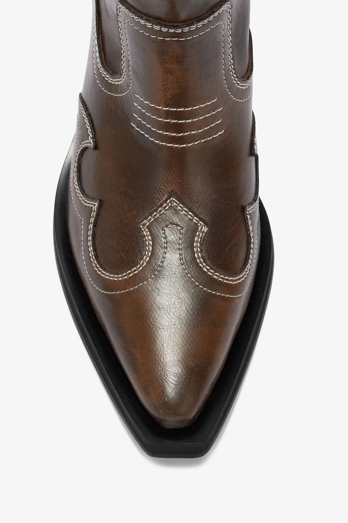 Low Shaft Embroidered Western Boots - Image 3