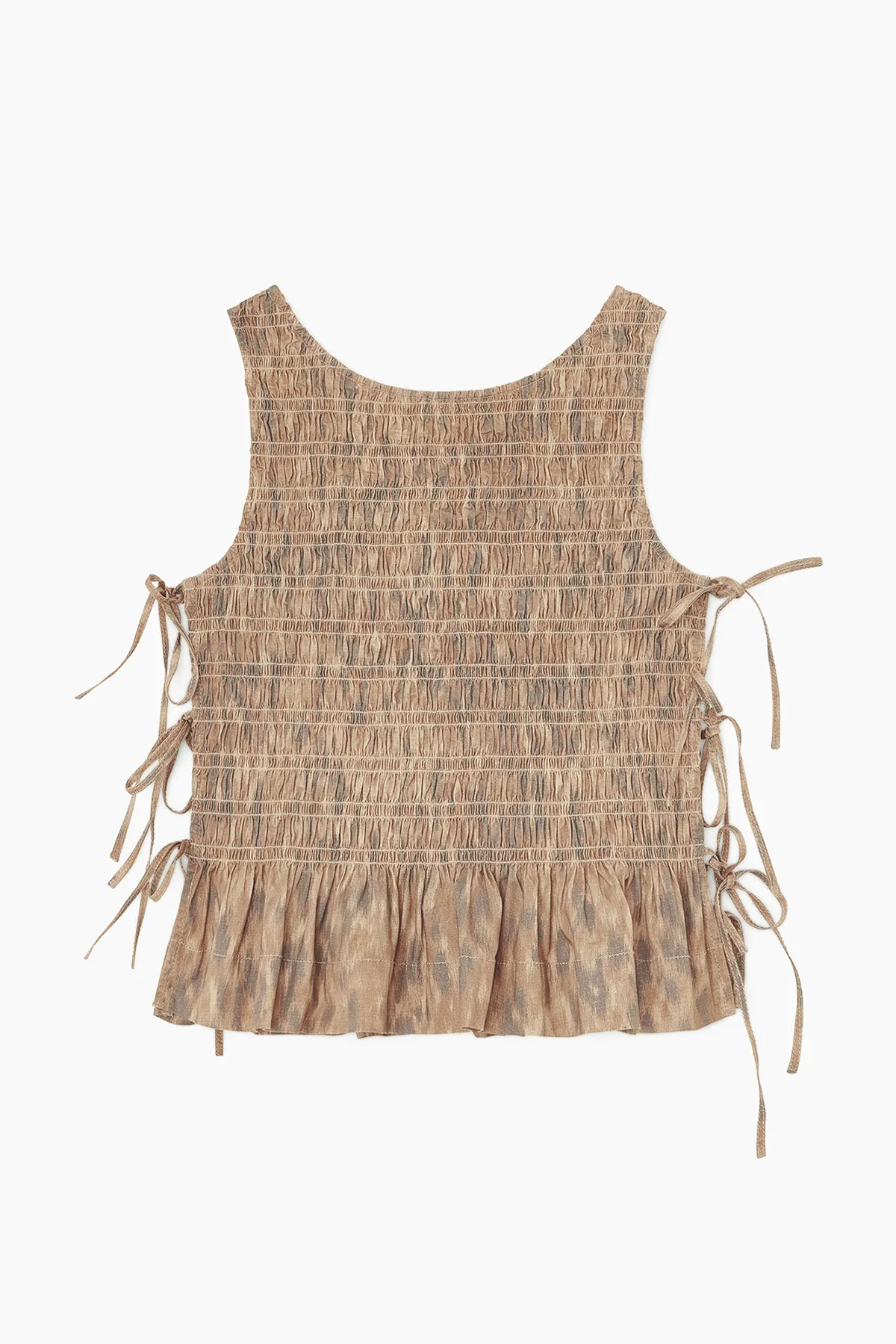 Smock Top in Printed Stretch - Image 4