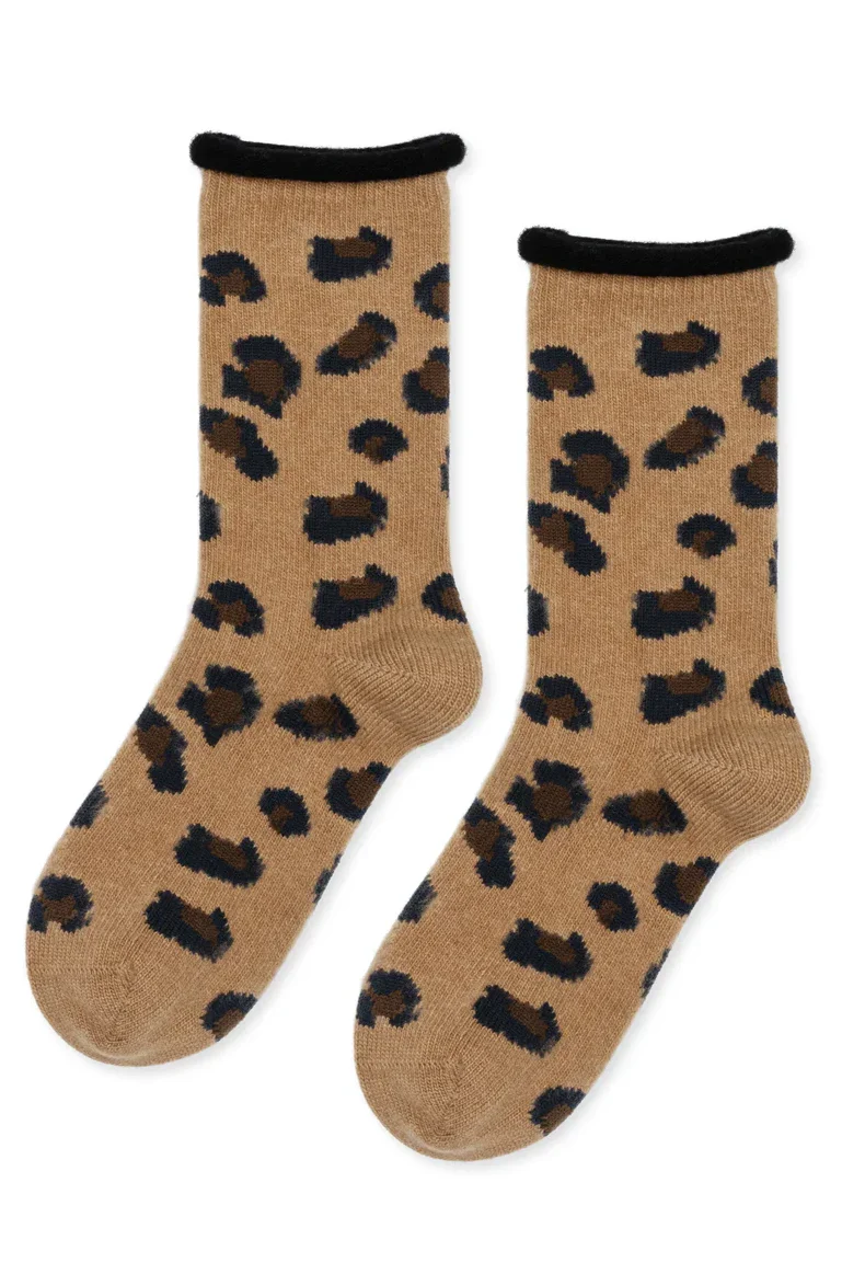 Cheetah Cashmere Crew