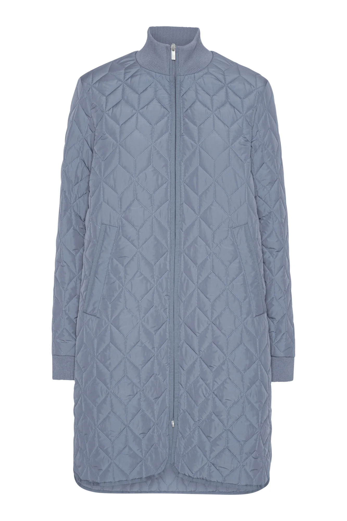 Long Padded Quilt Jacket - Image 4