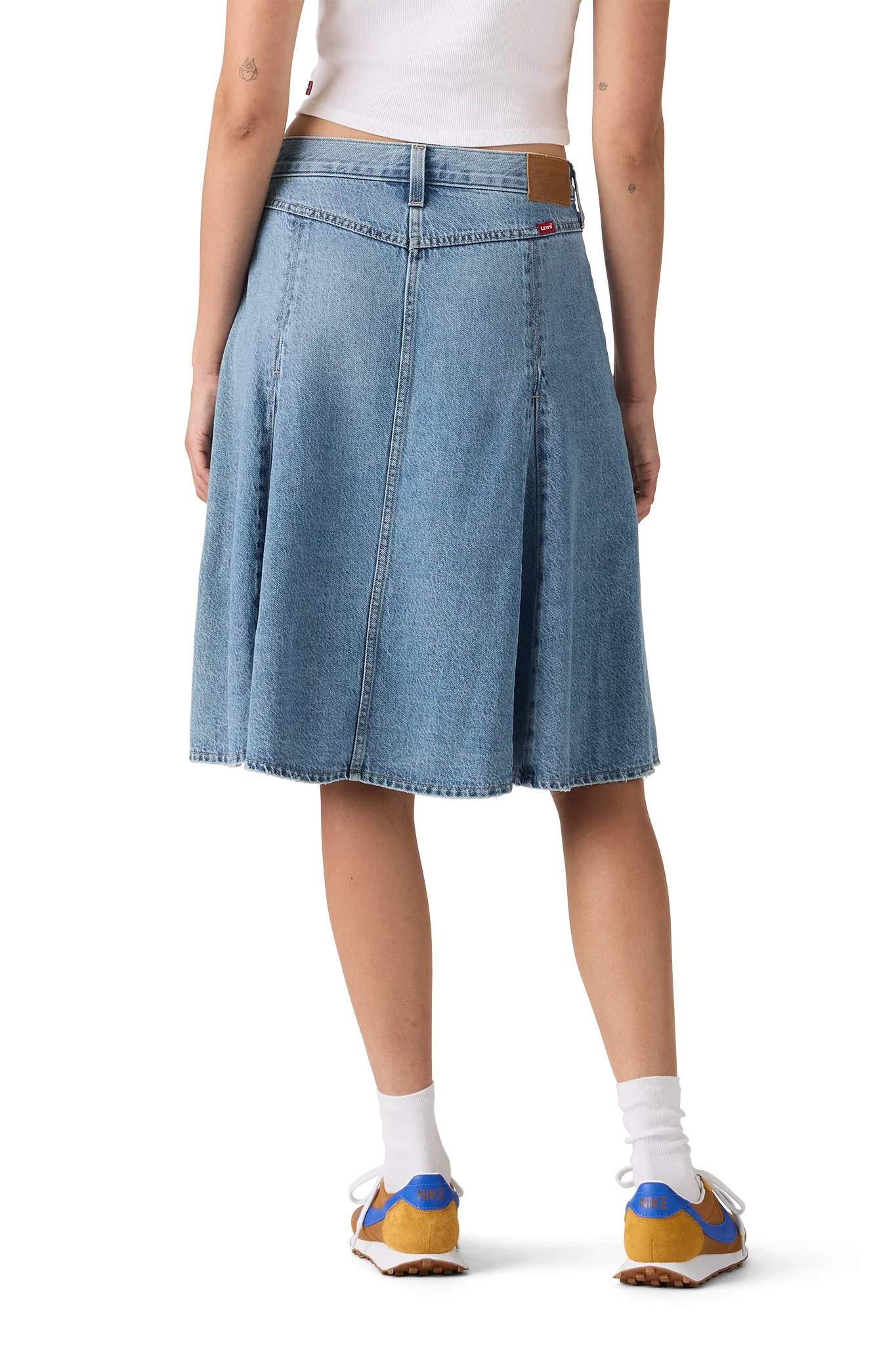 Godet Midi Skirt - Image 3