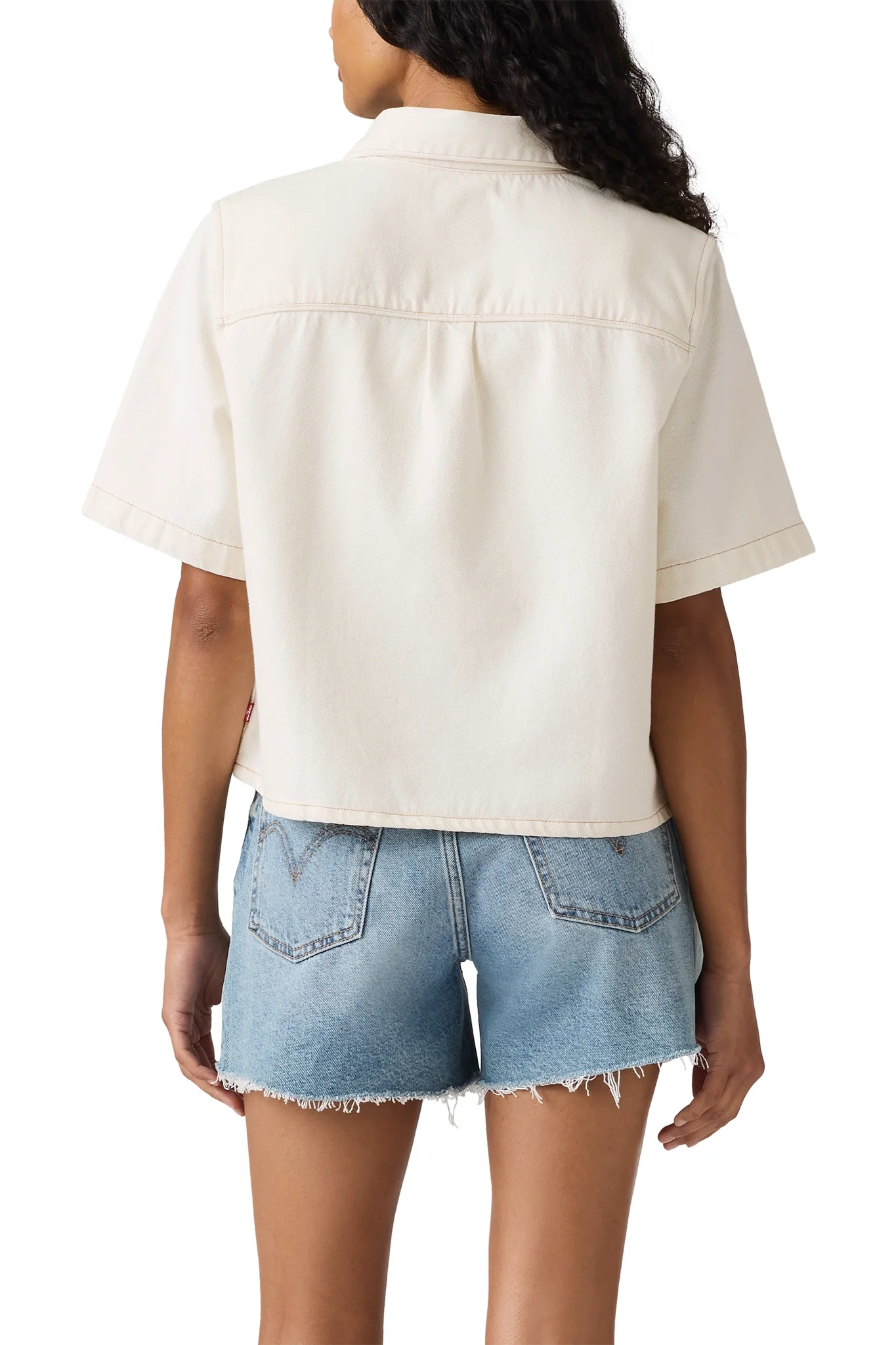 Logan Short Sleeve Denim Shirt - Image 2