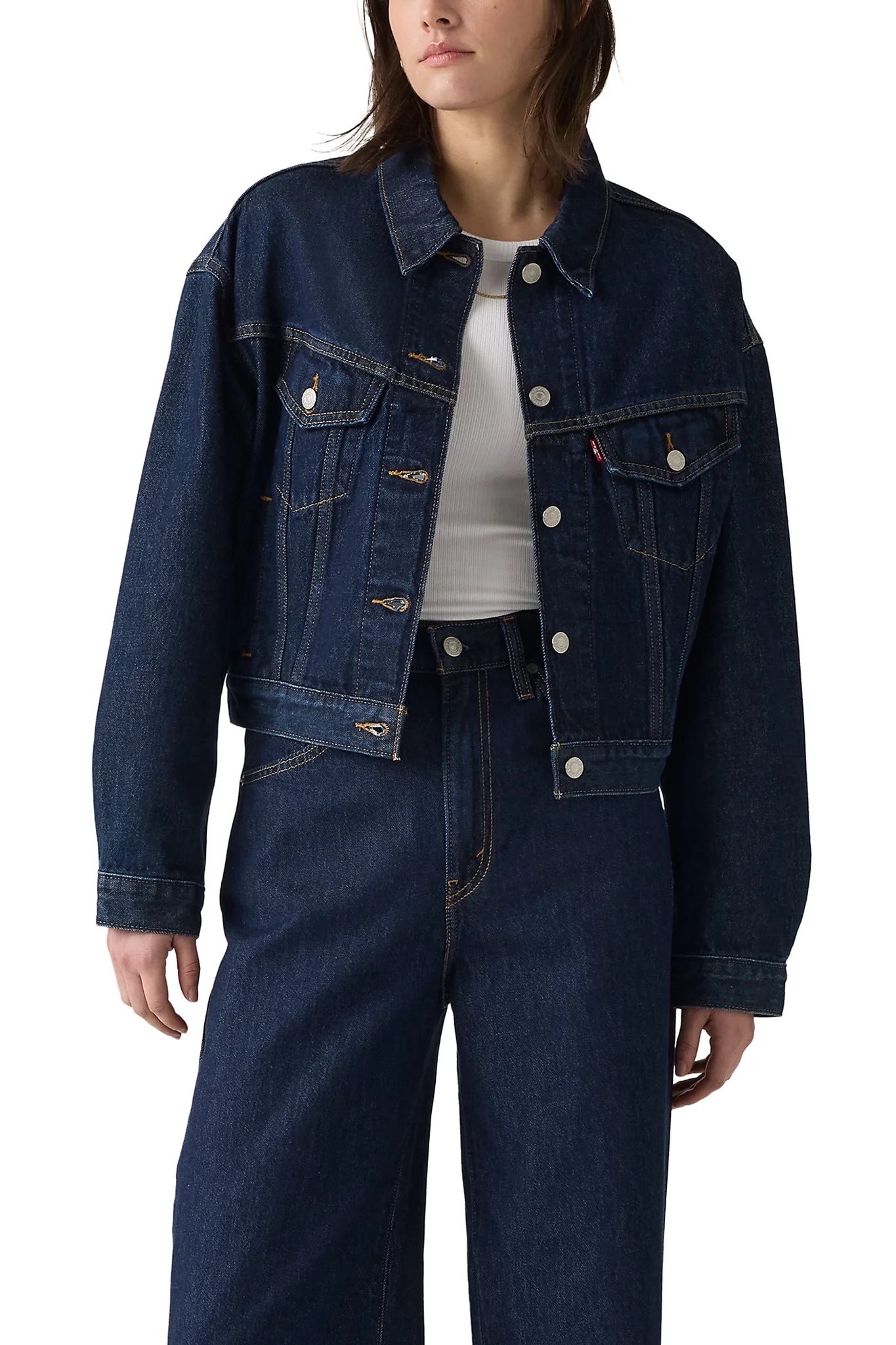 Shrunken 90s Trucker Jacket