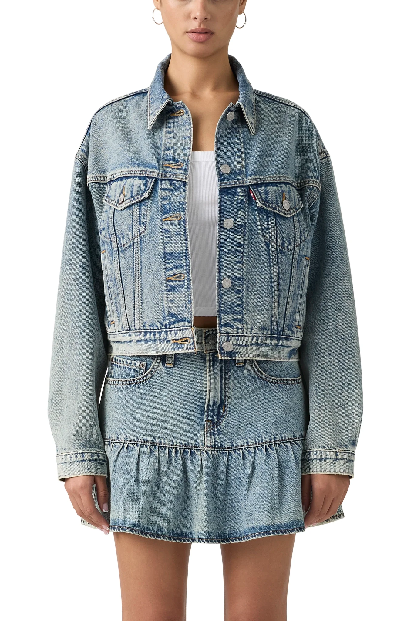 Shrunken 90s Trucker Jacket