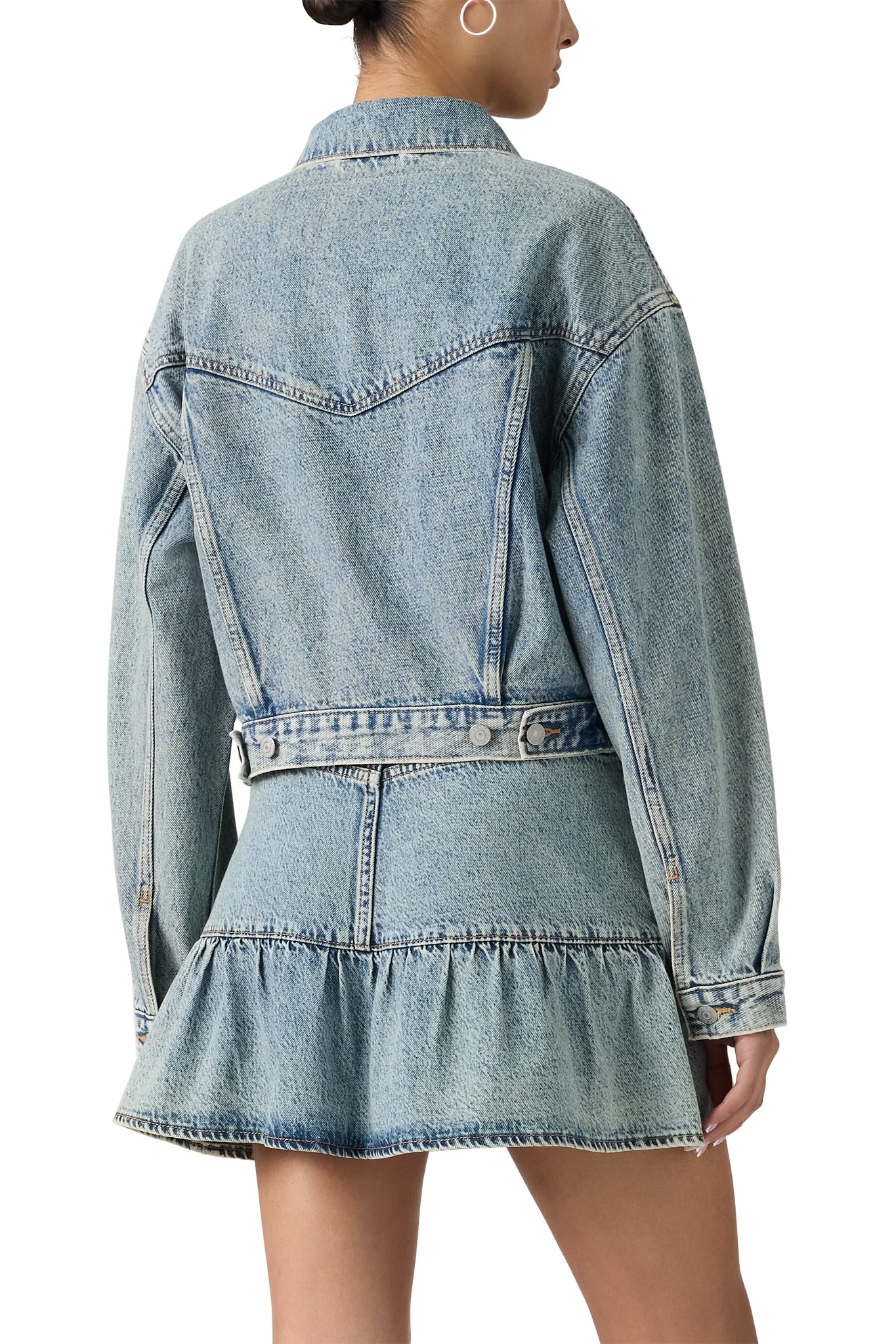 Shrunken 90s Trucker Jacket - Image 2