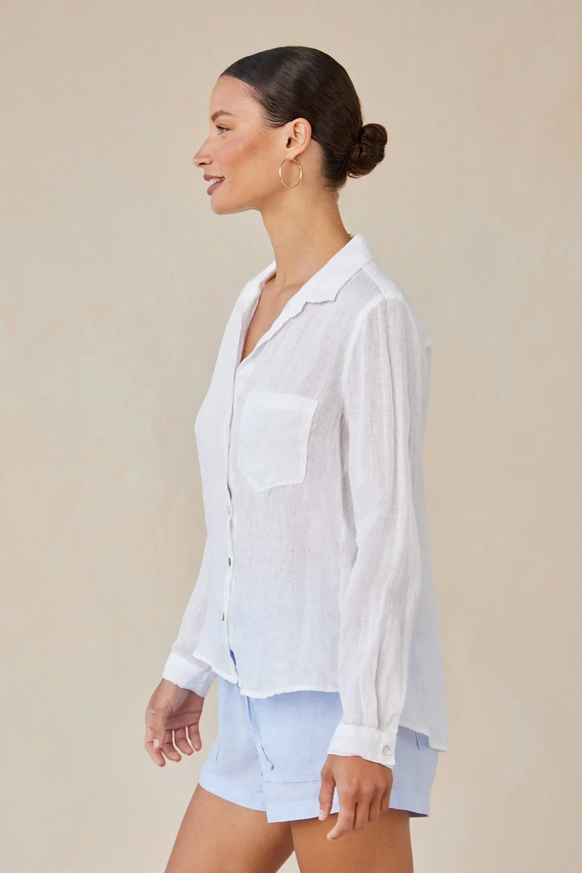 Linen Pocket Button Down - Image 3