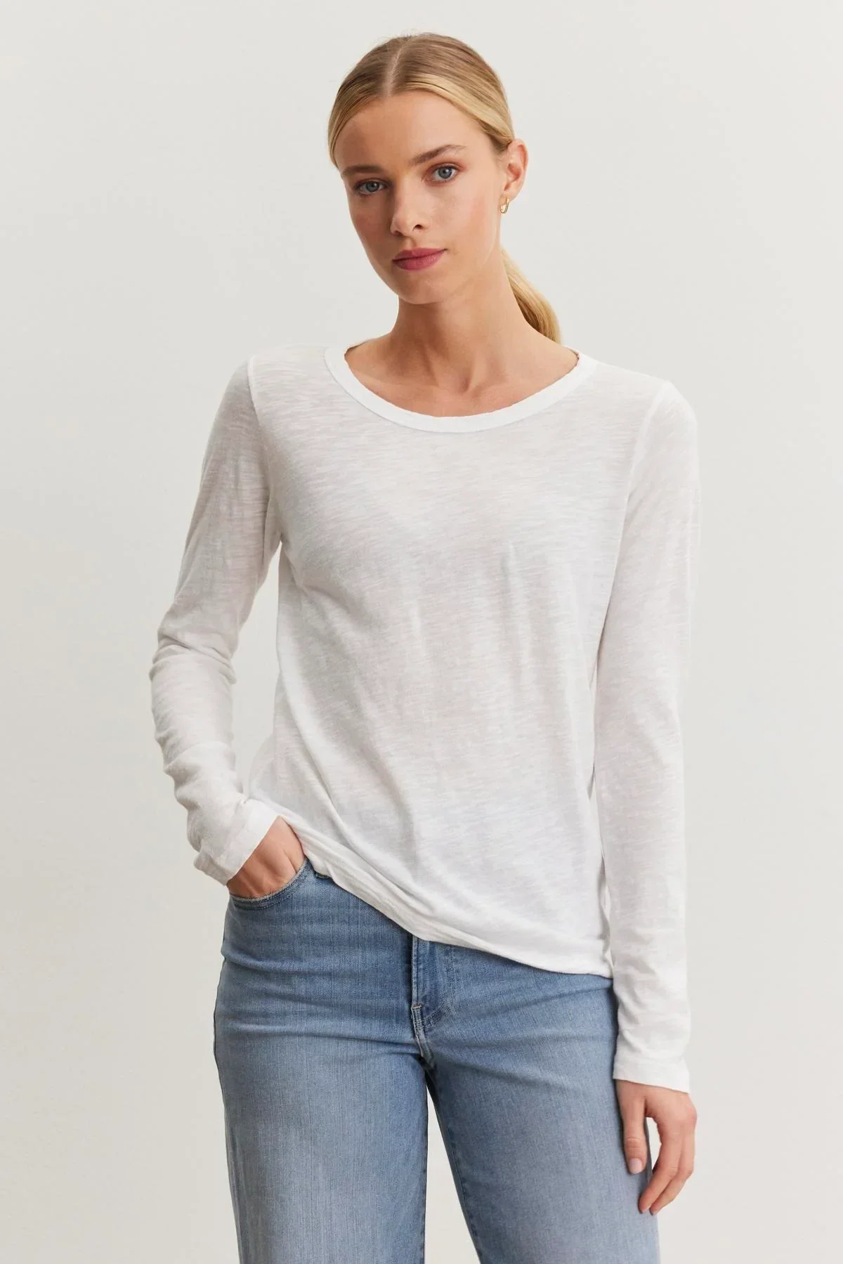 Lizzie Original Slub Long Sleeve Tee