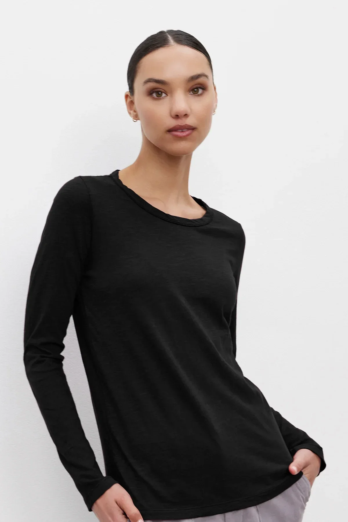 Lizzie Original Slub Long Sleeve Tee