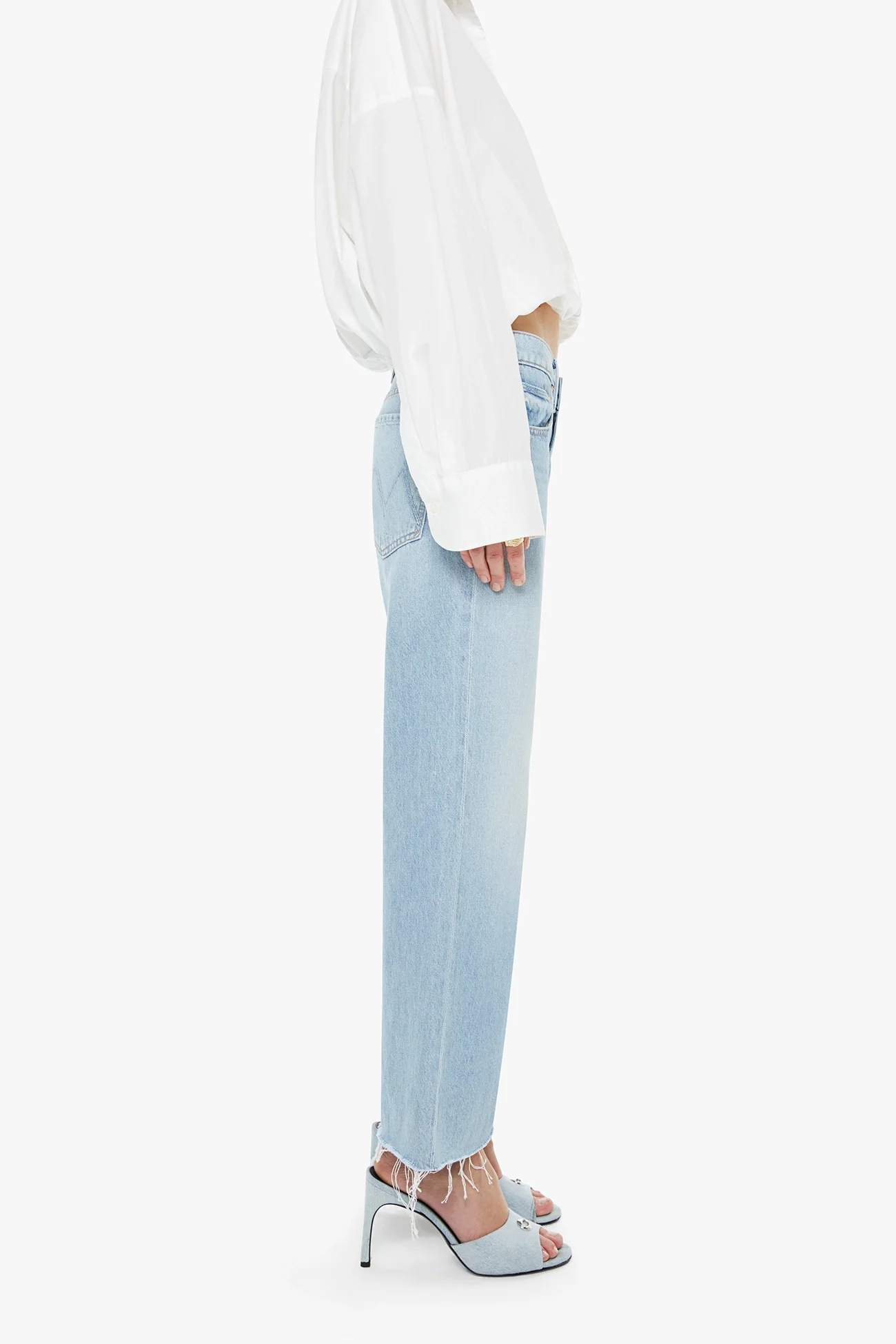 The Mid Rise Rambler Zip Ankle Fray - Image 2