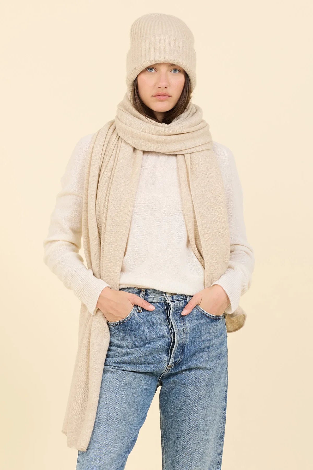 Sloane Cashmere Travel Scarf
