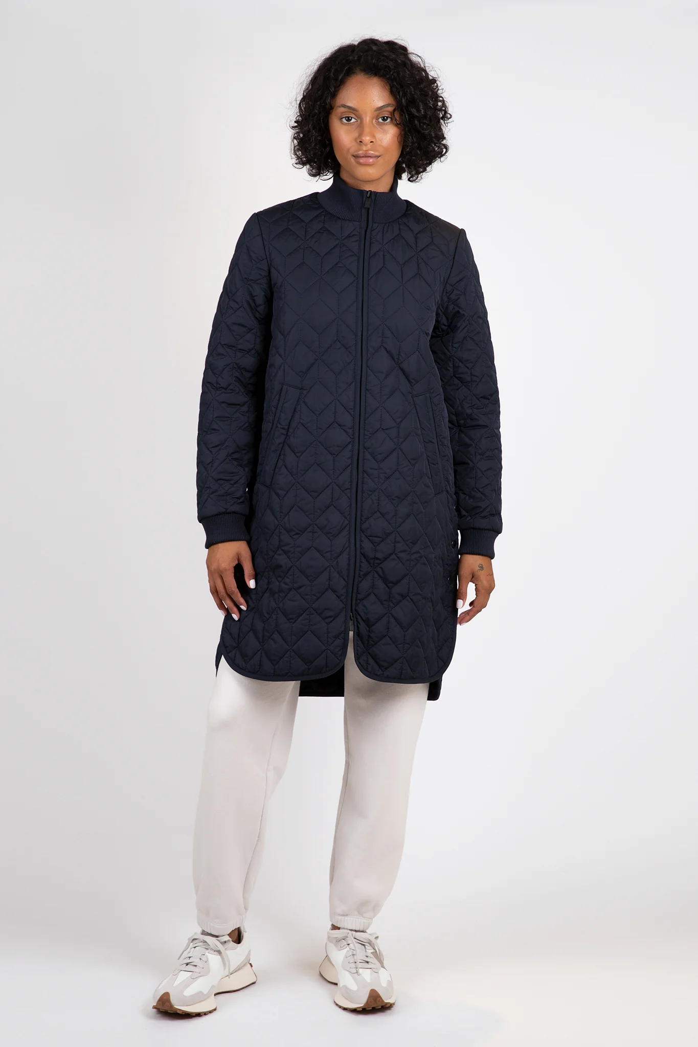 Padded Quilt Coat - Image 3