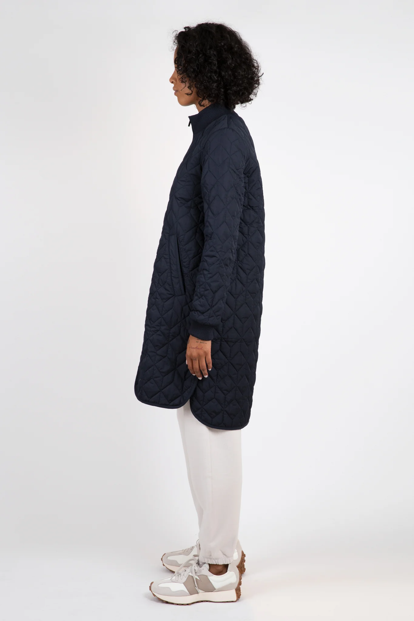 Padded Quilt Coat - Image 5