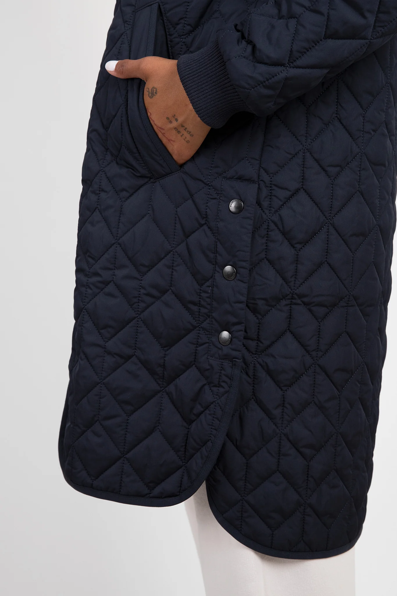 Padded Quilt Coat - Image 6