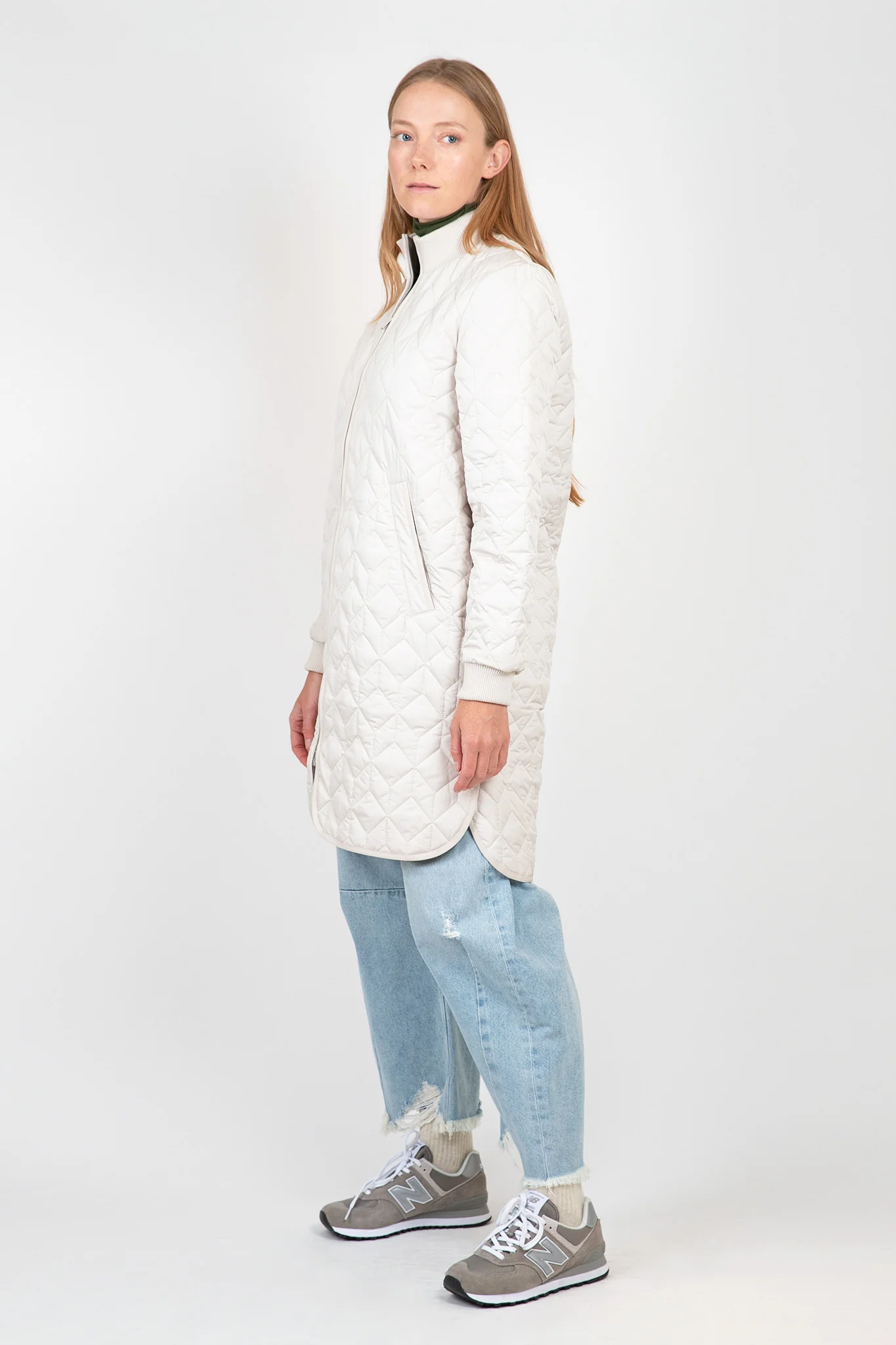 Padded Quilt Coat - Image 3